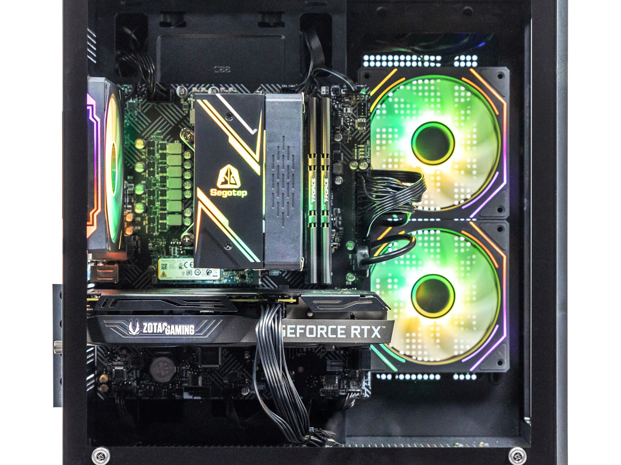 NextGen Gaming PC Desktop The Aquacore i5-12400F 4.4GHz, RTX 3060 TI, 512GB NVME SSD, 16GB DDR4