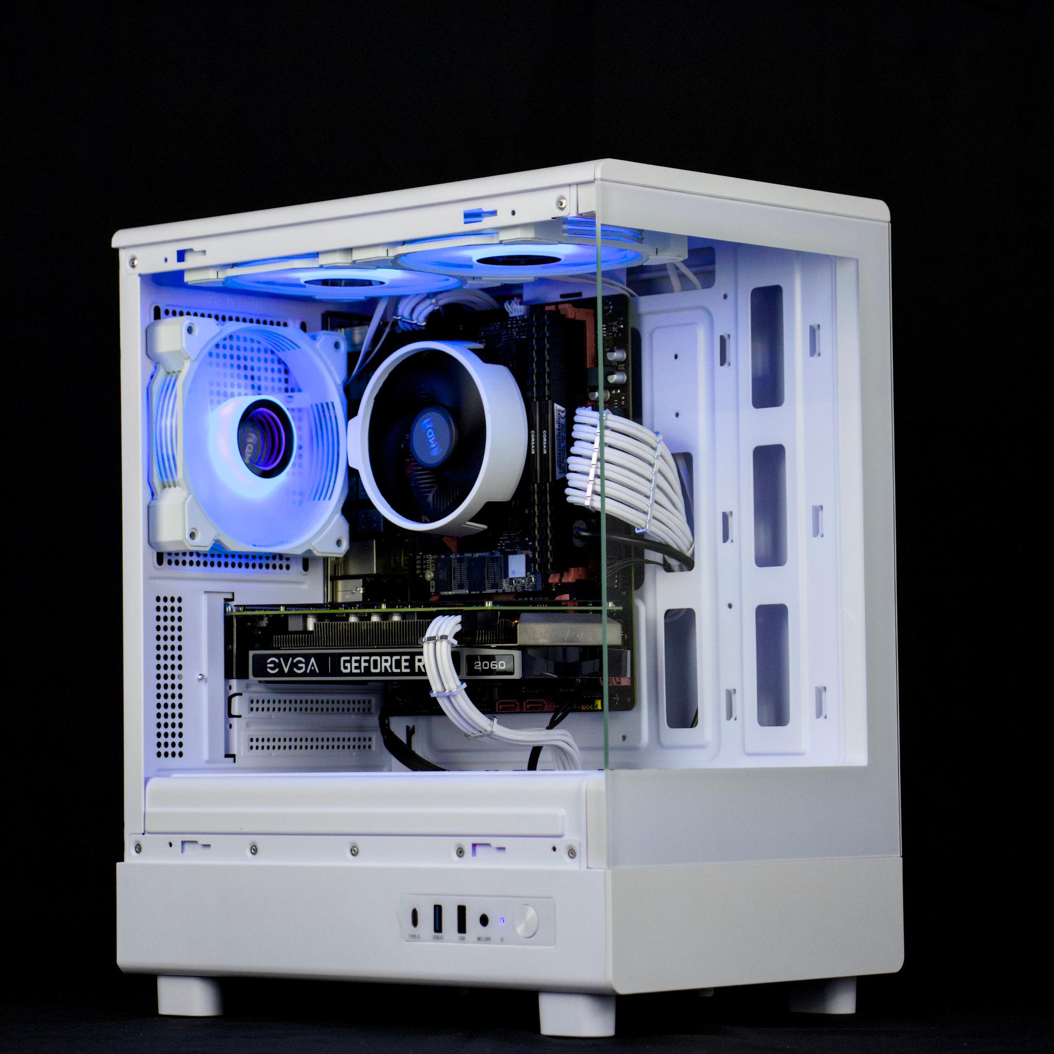 🔴⚪Gaming PC – RTX 2060, Ryzen 7 2700, 16GB RAM, 1TB SSD - WiFi, BlueTooth ⚪🔴