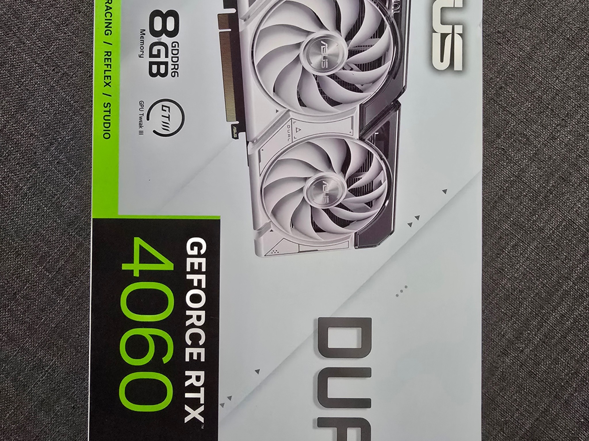 ASUS Dual GeForce RTX™ 4060 OC White Edition 8GB GDDR6 (NEW