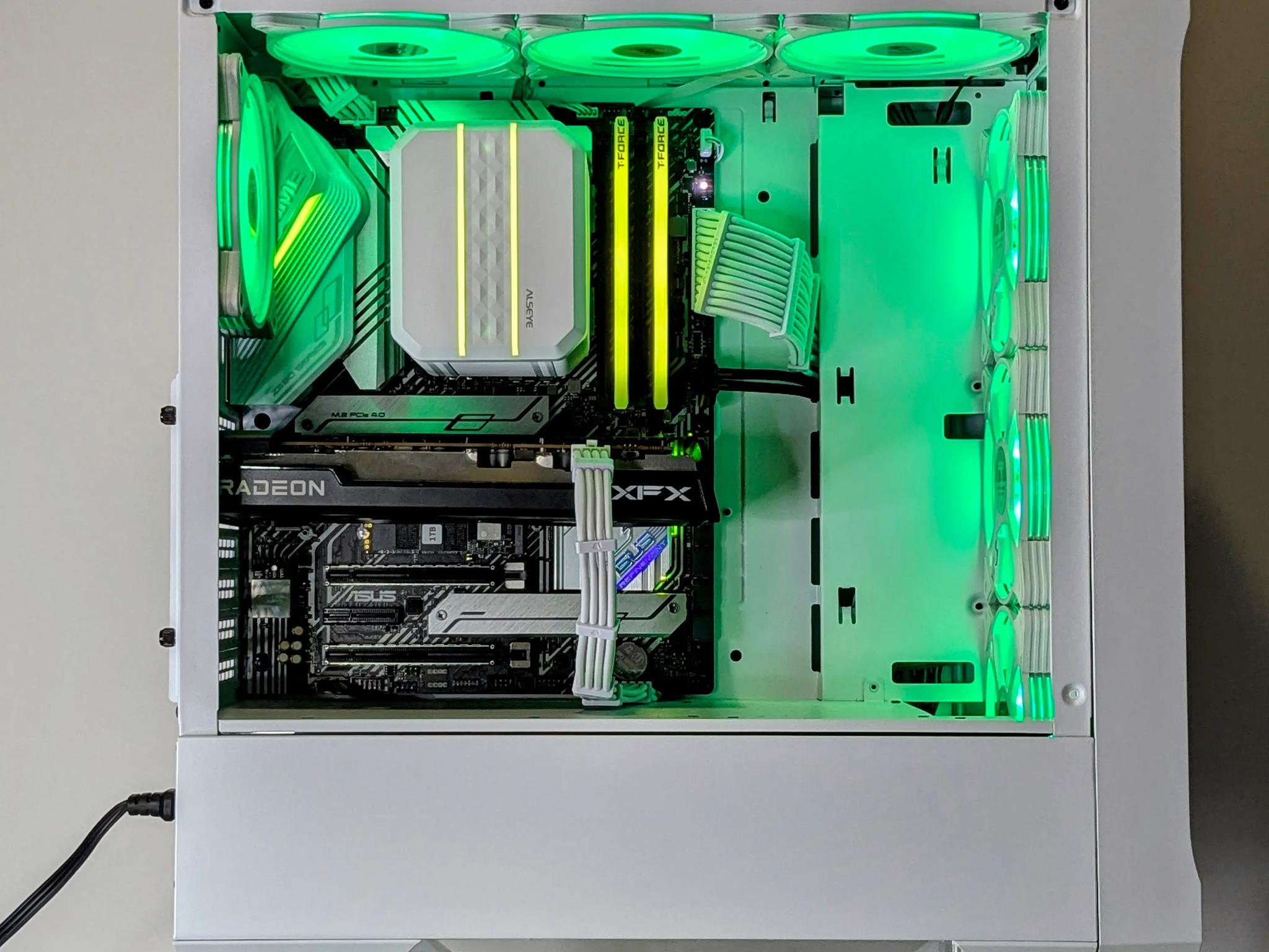 1080p-1440p Powerhouse🤍🪵RX 7600⚪️Intel 11th Gen I5⚪️ASUS Prime Z590 Series⚪️Windows 11 Home