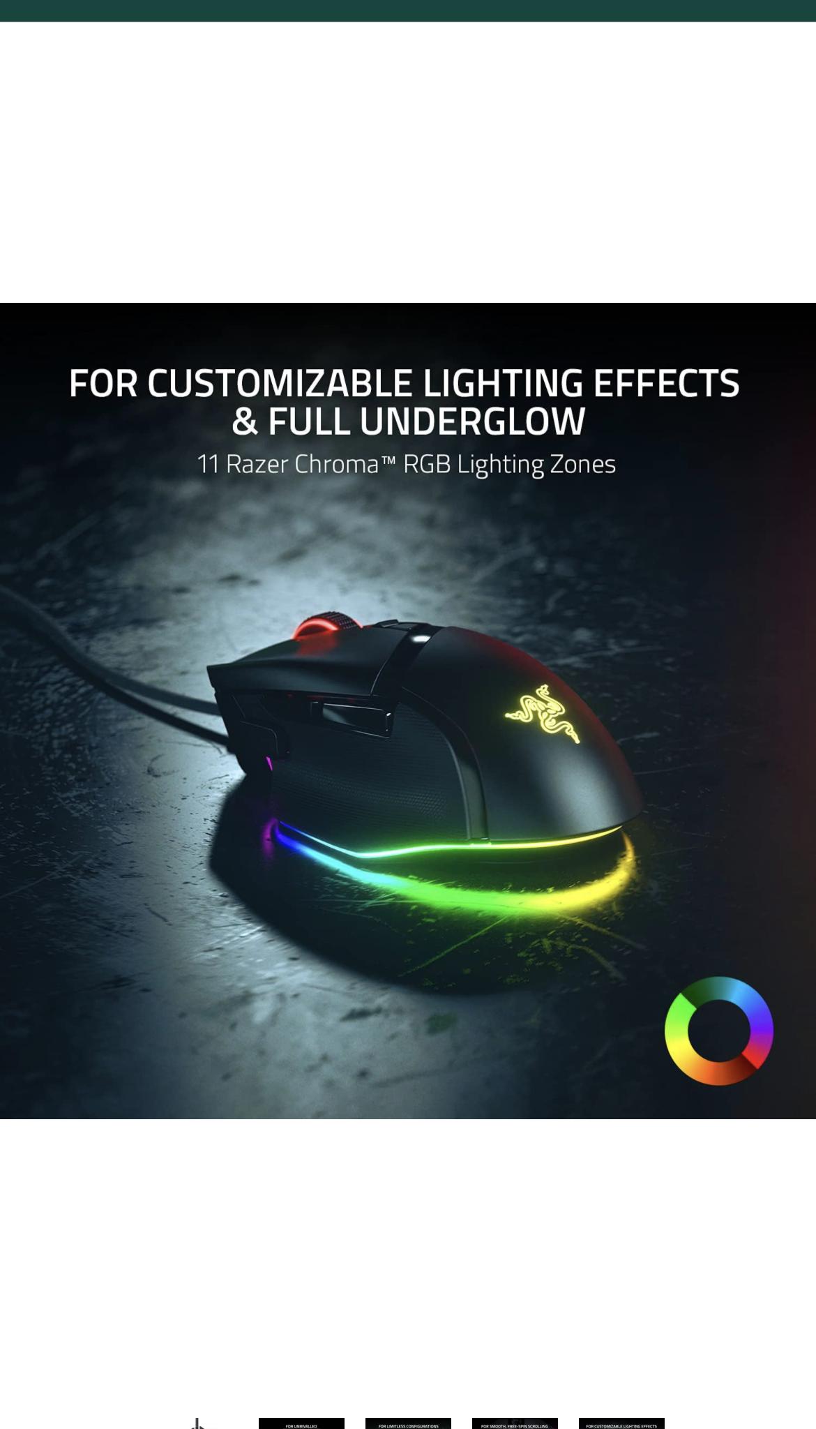 Razer Basilisk V3 Customizable Ergonomic Gaming Mouse: Fastest Gaming
