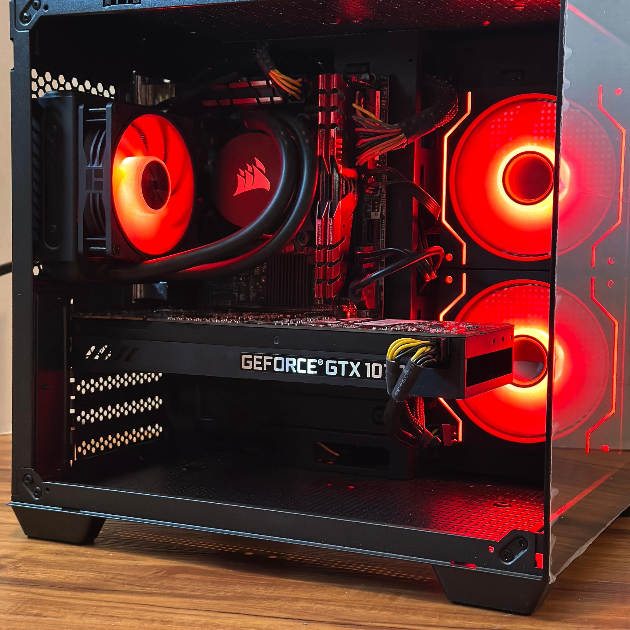 GTX 1070 | Intel i7 7700k | 16GB DDR4 | 1.12TB | Win 11 | Office 2024 | WiFi + BT | Budget Gaming PC