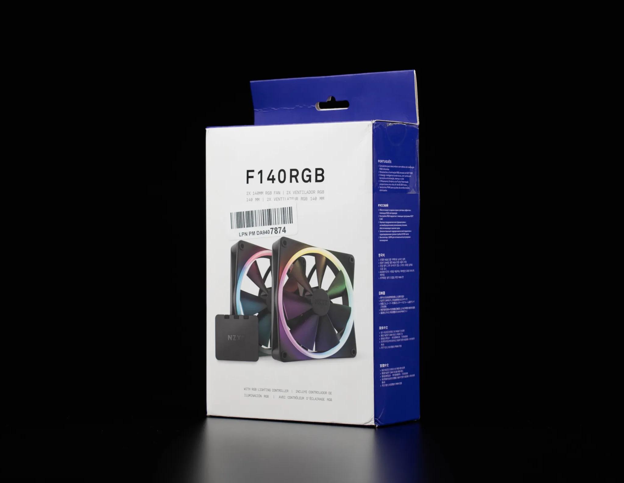 NZXT F140RGB 2 Pack + Controller