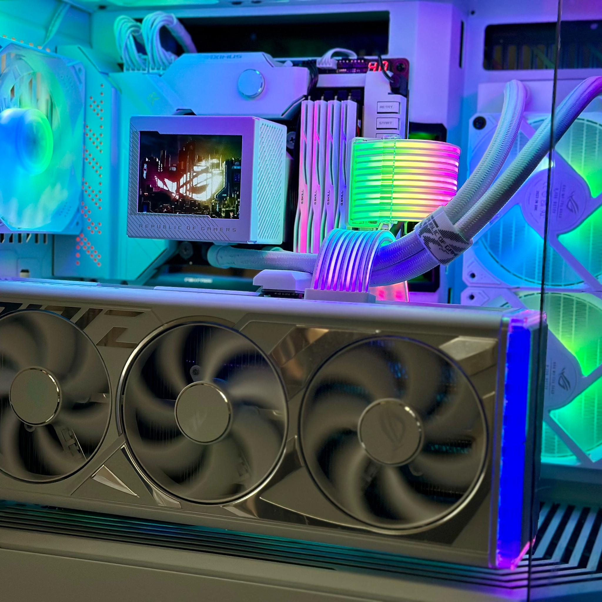 Unstoppable: 14700K, ROG 4080, 64GB 6000, 2TB, ROG FORMULA Z690, 850W, HYTE Y60, RYUJIN III 240mm