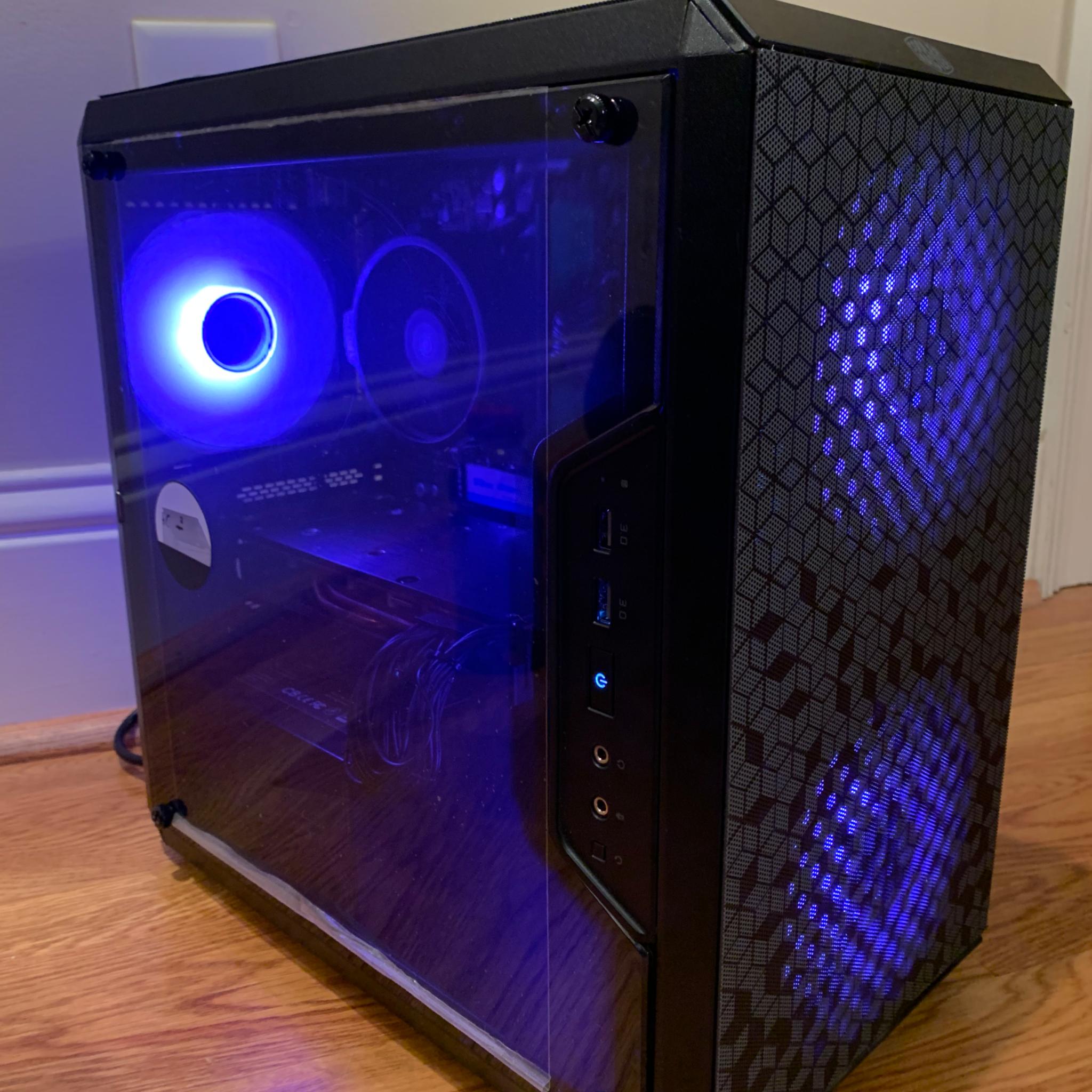 RX 5700 XT RYZEN 5 3600 CUSTOM RGB GAMING PC 16GB RAM 500GB M.2 NVMe SSD WINDOWS 10 INSTALLED