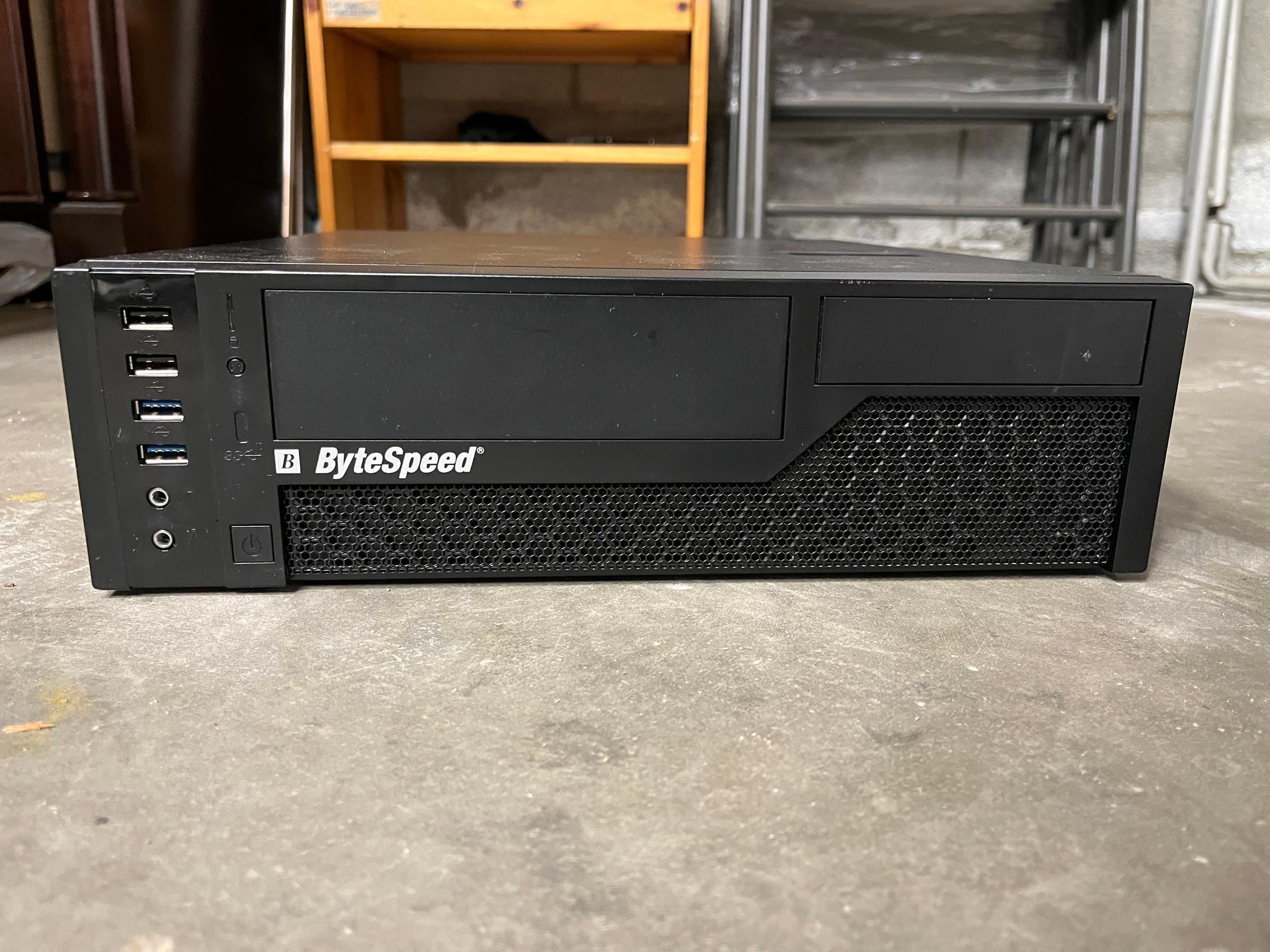 In‑Win CE685 Micro‑ATX Case w/ 300W PSU – Used – ByteSpeed Logo – Some Screws Included