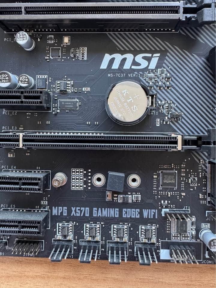 MSI MPG X570 Gaming Edge WiFi & Ryzen 5 1600