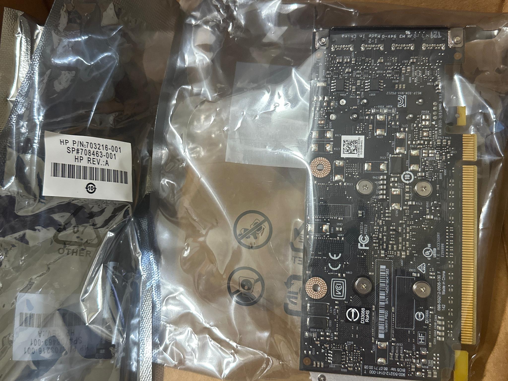 Quadro P620 with accessories