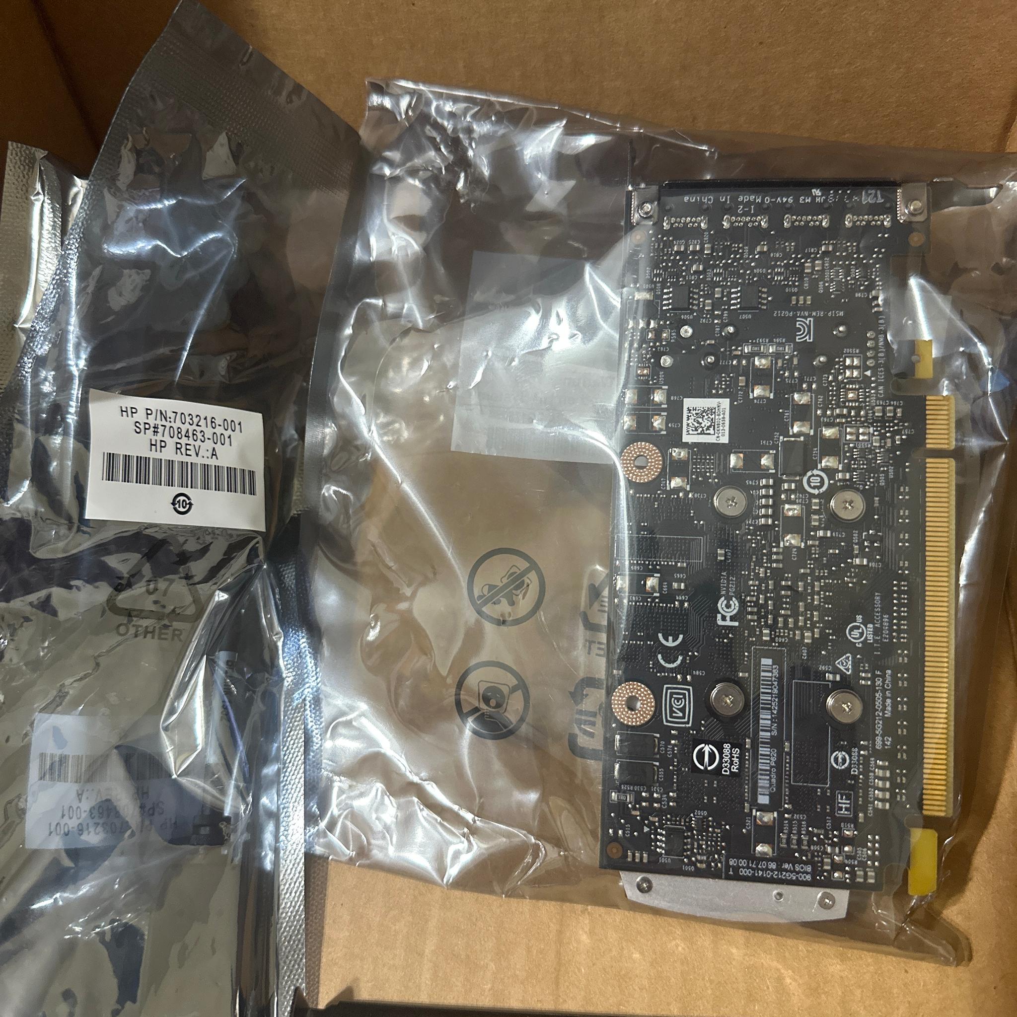 Quadro P620 with accessories