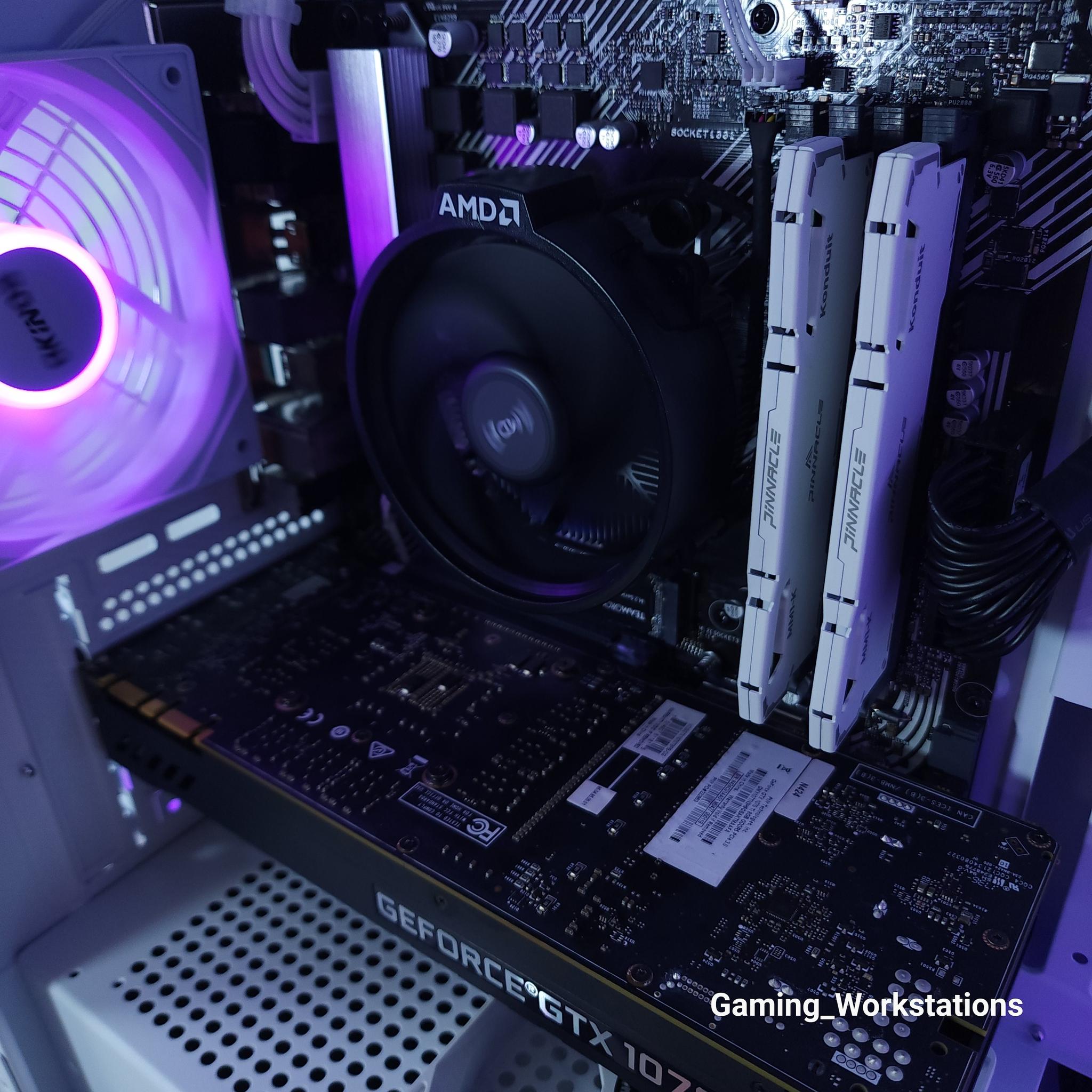 💜GTX 1070Ti●Ryzen 3 4100●1080p Gaming Computer