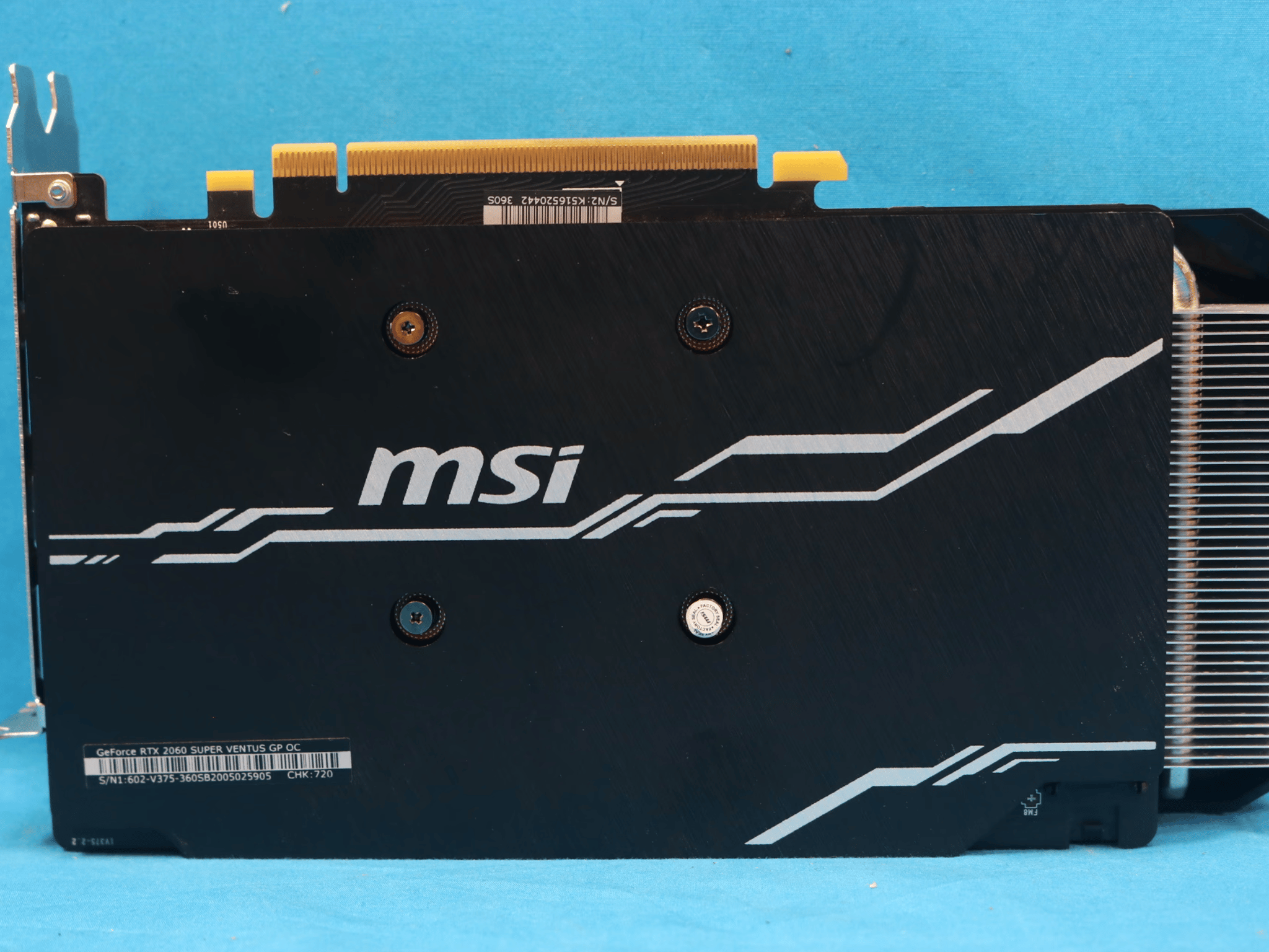*Open Box* MSI NVIDIA GeForce RTX 2060 SUPER VENTUS GP OC 8GB GDDR6 Desktop GPU MS-V375 VER: 2.2