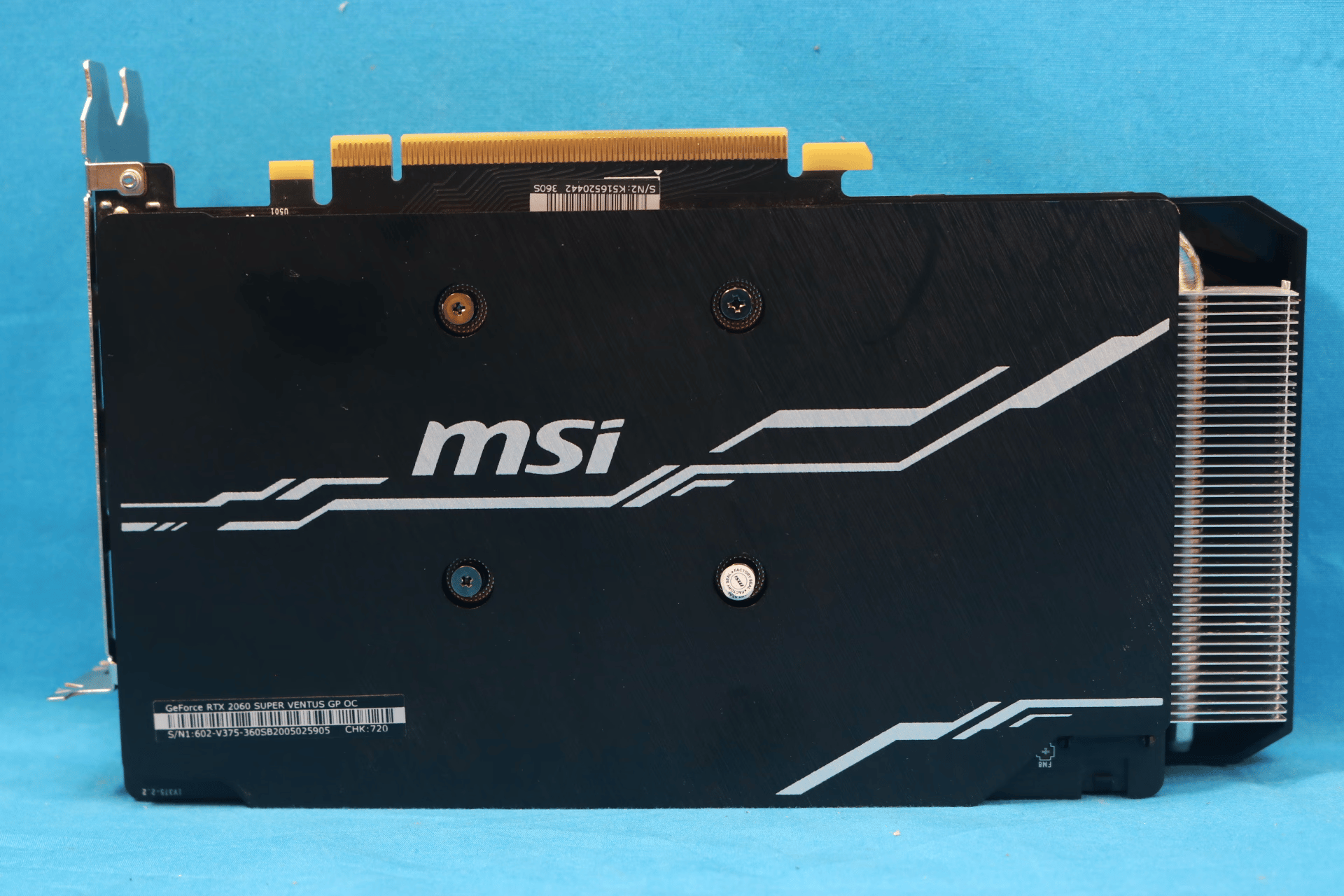 *Open Box* MSI NVIDIA GeForce RTX 2060 SUPER VENTUS GP OC 8GB GDDR6 Desktop GPU MS-V375 VER: 2.2