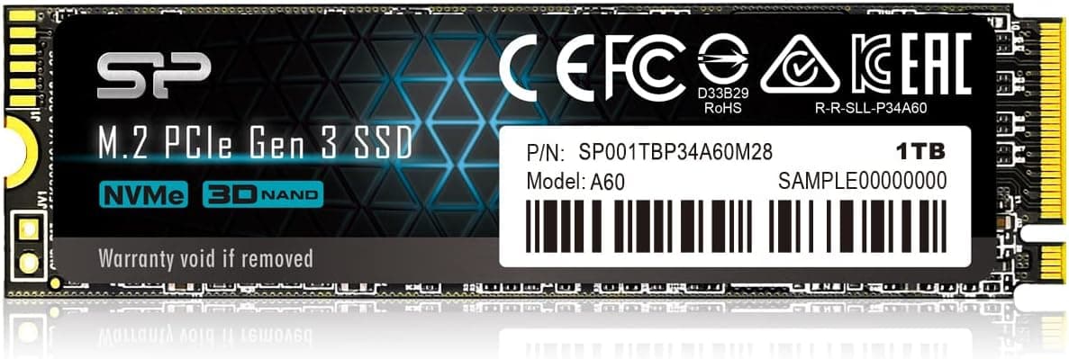 Silicon Power 1TB NVMe M.2 2280 Gen3x4 SSD – Ultra-Fast Storage Upgrade!
