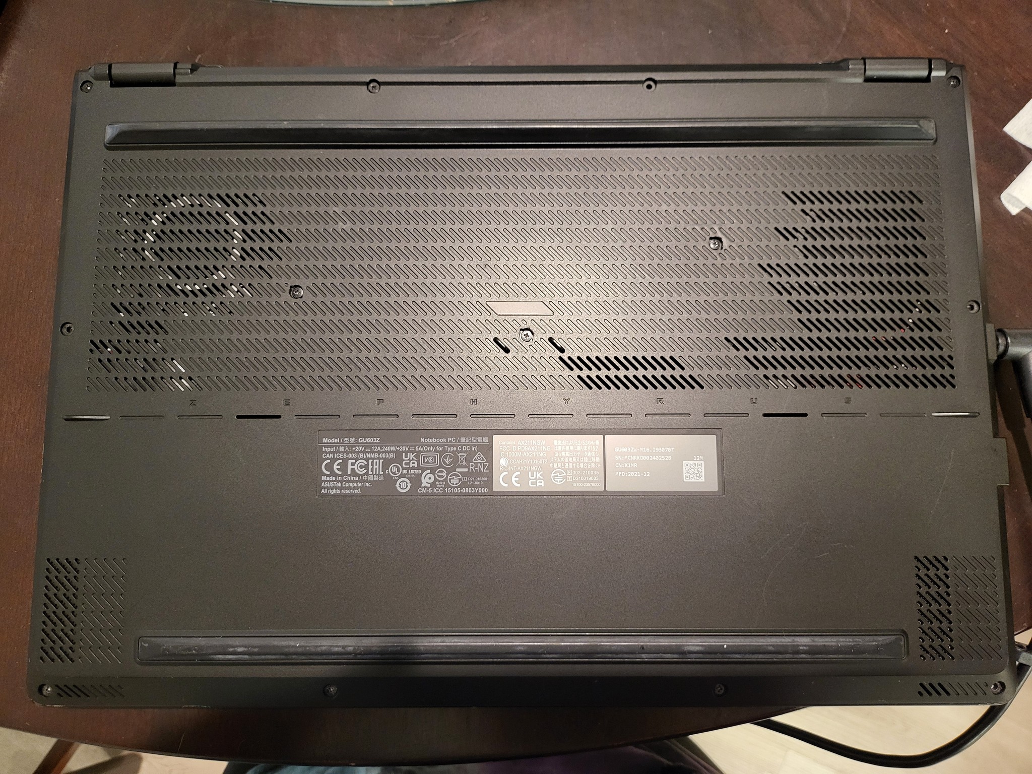 ASUS ROG M16 Gaming Laptop 16"165Hz Intel Core i9-24GB RAM RTX 3070 Ti-3TB SSD