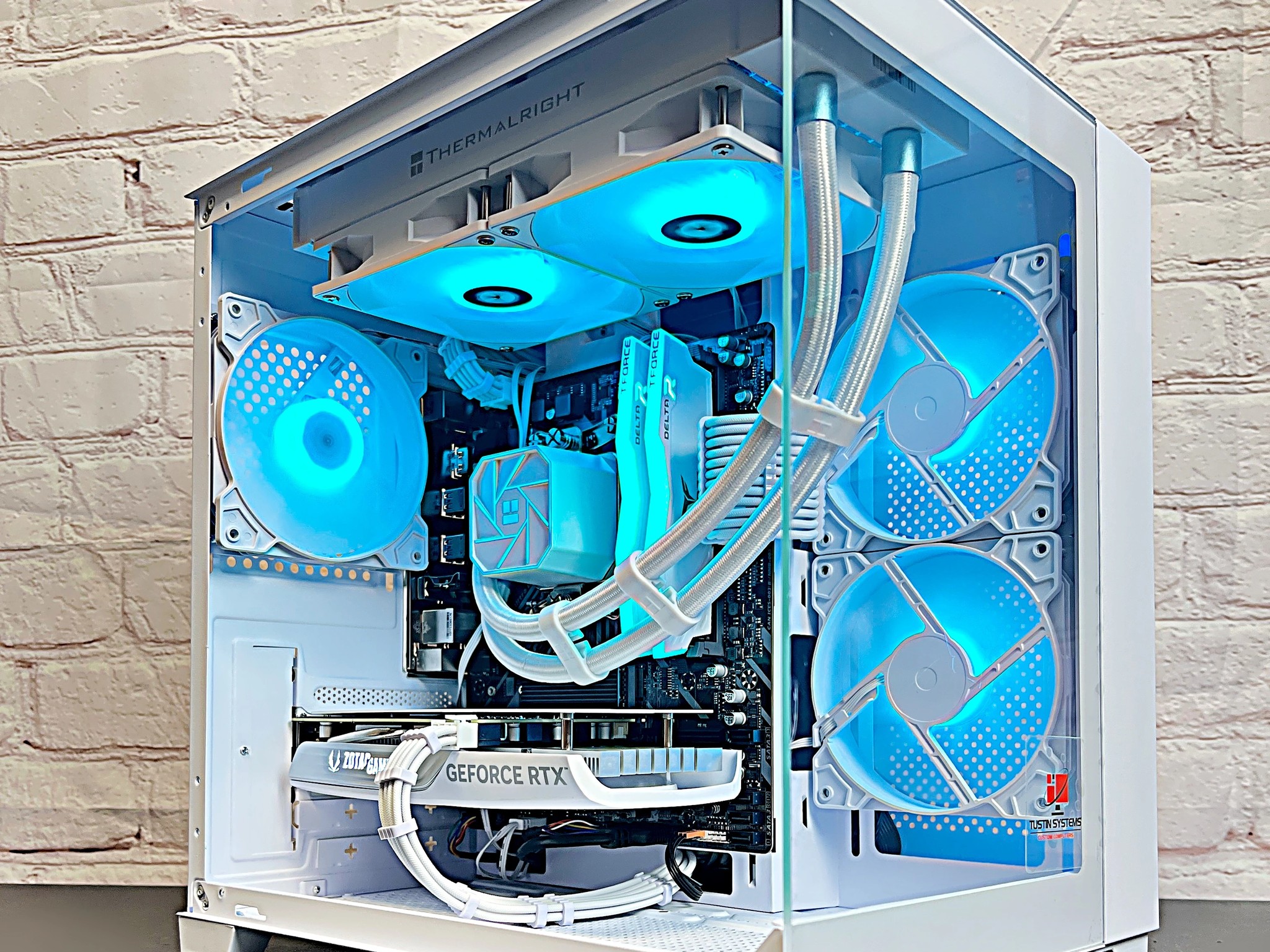 Liquid Cooled RTX 4060 Ryzen 5 5500 16GB RAM 1TB M.2 Gaming PC