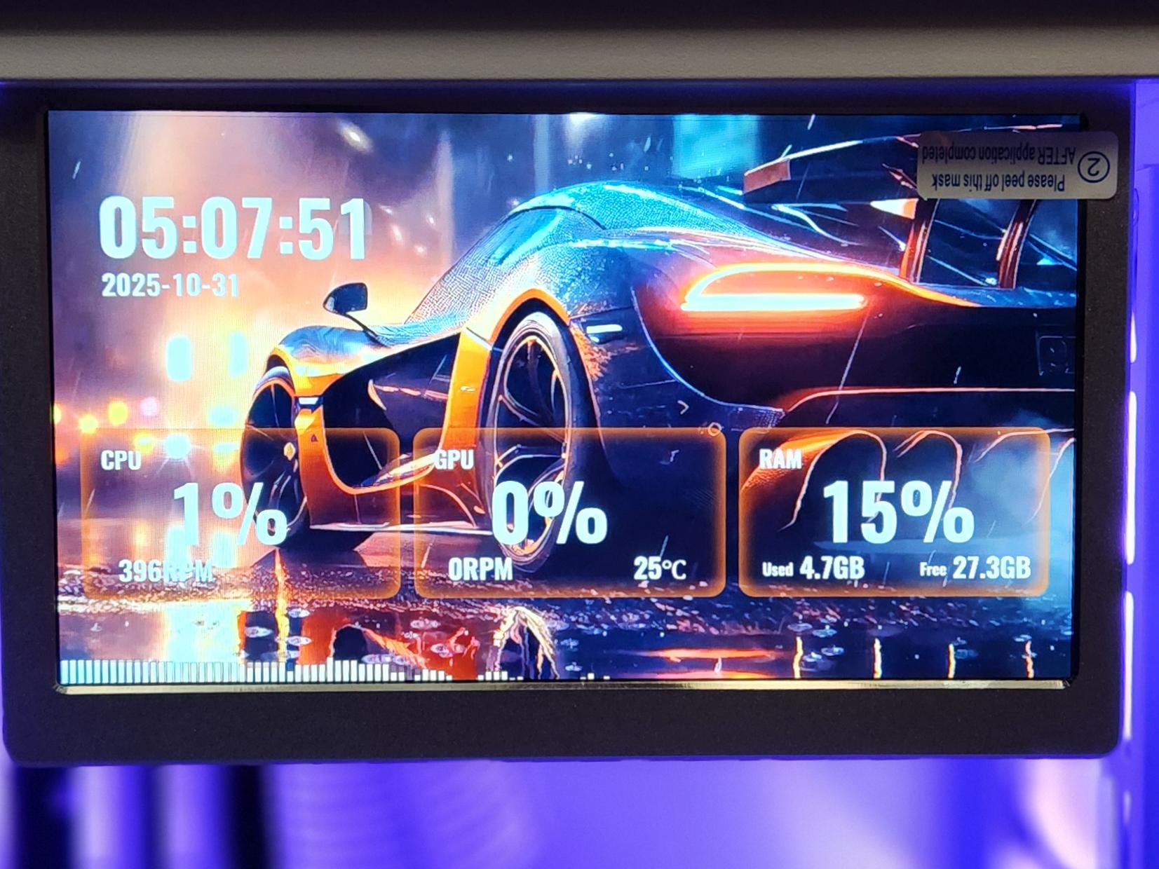 Ryzen 5 5600X | RTX 5060 | 7inch Sensor Screen | 1TB SSD | 32GB DDR4 | Windows 11 PRO | Gaming PC