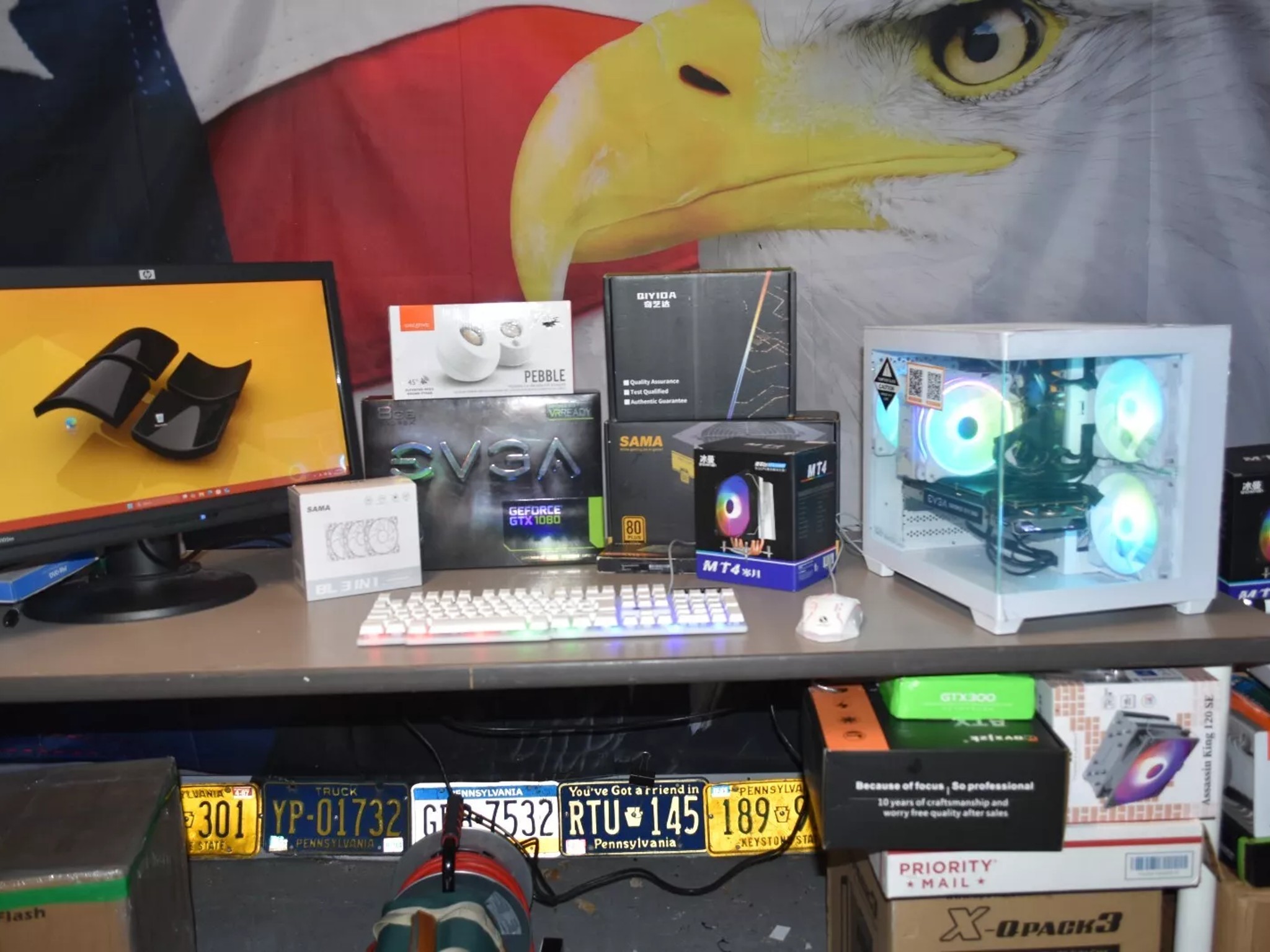 Gaming PC Intel Xeon 2680V4 32GB of Ram GPU GTX1080 Samsung 500GB M .2 500 GBHHD