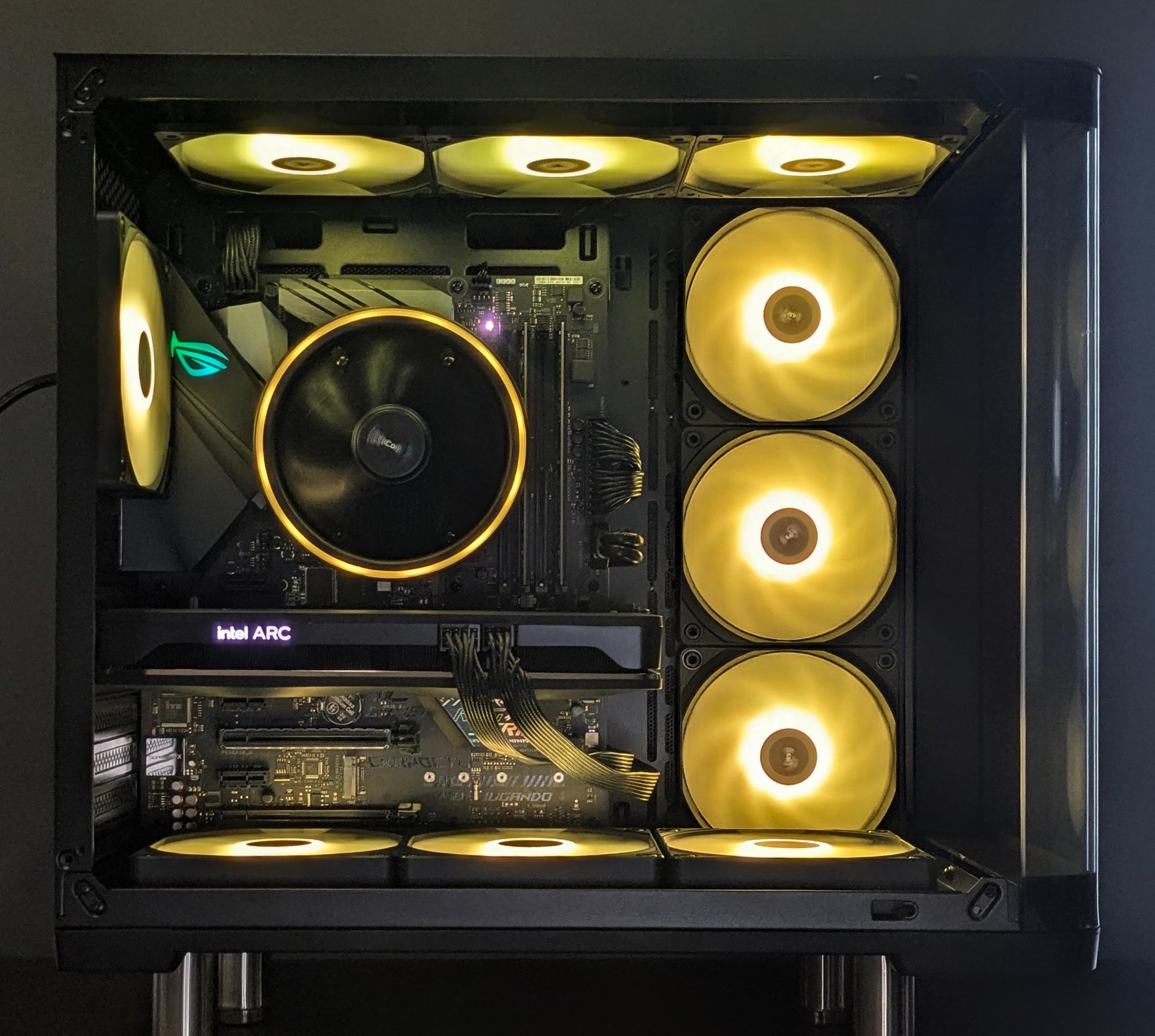Intel ARC A750🖤Ryzen 5 5500🖤16GB RAM 🖤1TB Nvme/HDD🖤 Windows 11 Pro