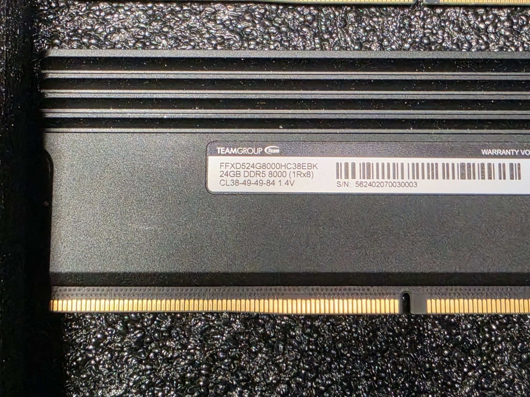 TEAMGROUP T-FORCE Xtreem 48GB (2x24GB) DDR5-8000 CL38 288-Pin DIMM