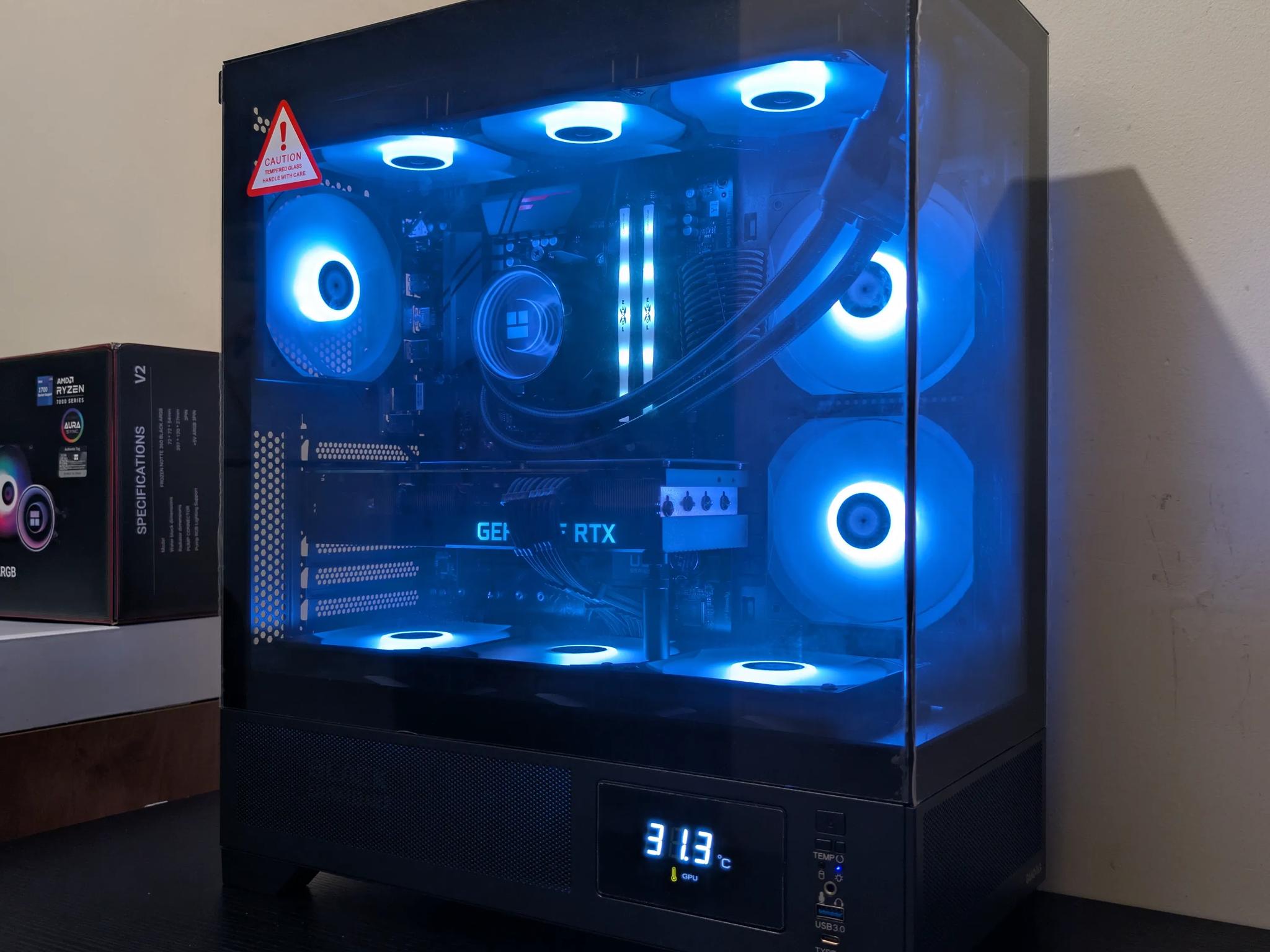 🐦‍⬛ 1440p Gaming Beast | RTX 3080 | Ryzen 7 5800X | 1TB SSD | 32GB RAM | WiFi & Bluetooth 🐦‍⬛