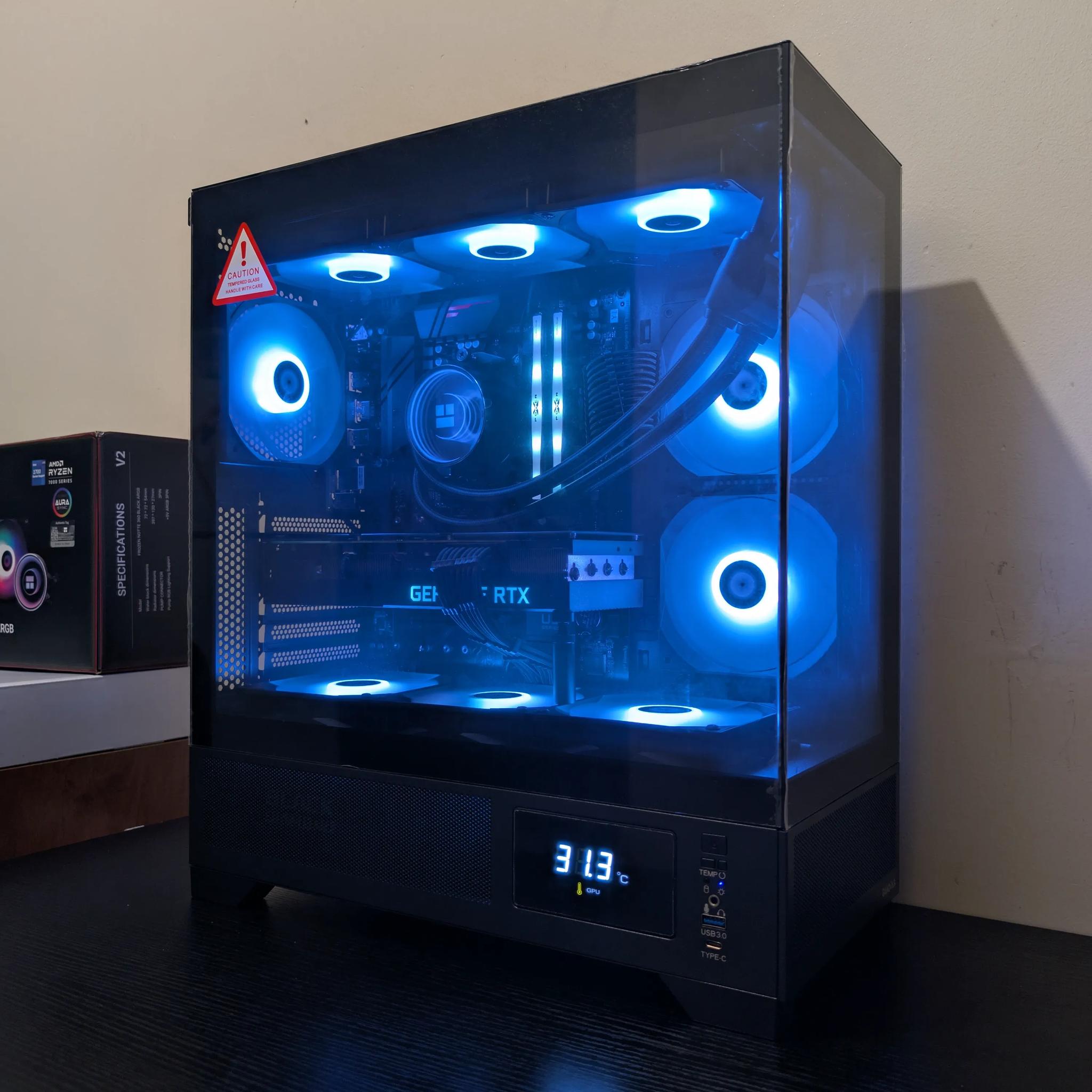 🐦‍⬛ 1440p Gaming Beast | RTX 3080 | Ryzen 7 5800X | 1TB SSD | 32GB RAM | WiFi & Bluetooth 🐦‍⬛
