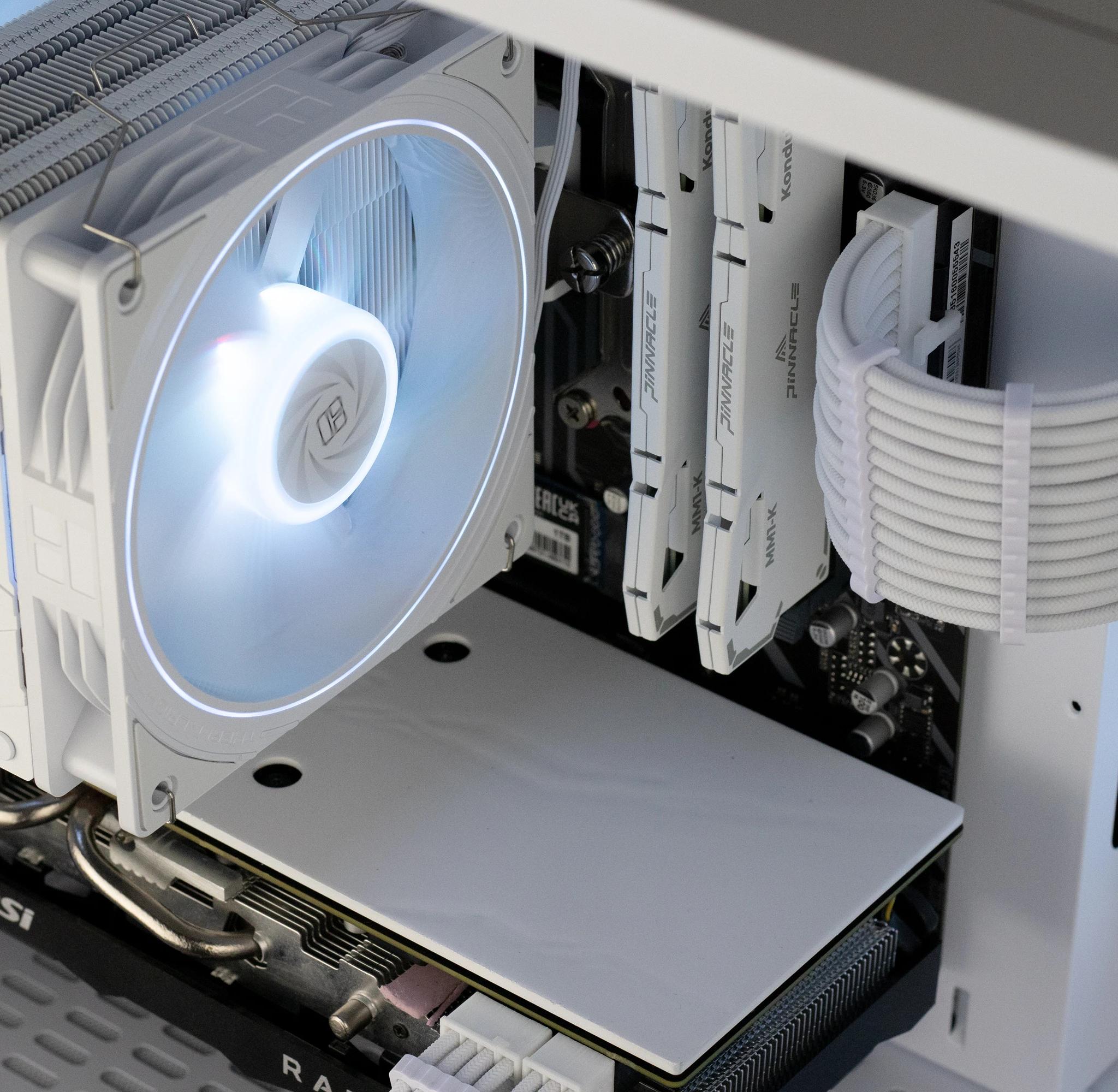 🥶🤍Gaming PC - RX 5700XT 🧊 Ryzen 5 5500 🧊 16GB DDR4 🧊 1TB NVMe [Wi-Fi Ready]