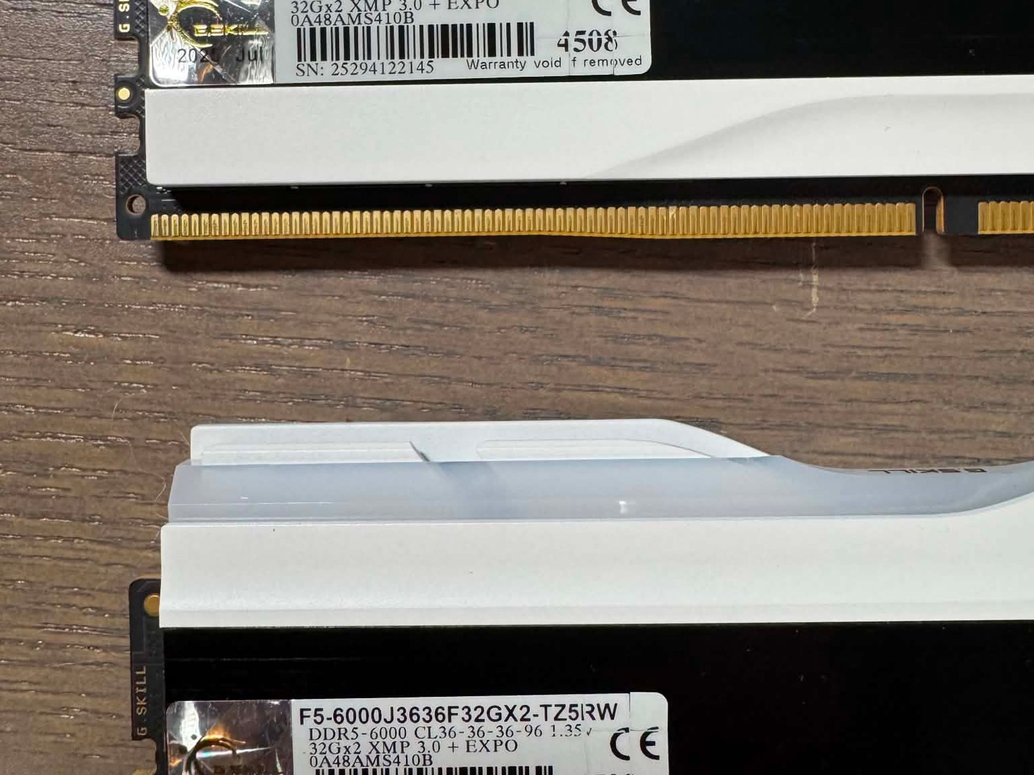G.Skill Trident Z5 RGB Series 64GB (2 x 32GB) DDR5-6000 F5-6000J3636F32GX2-TZ5RW White DDR5