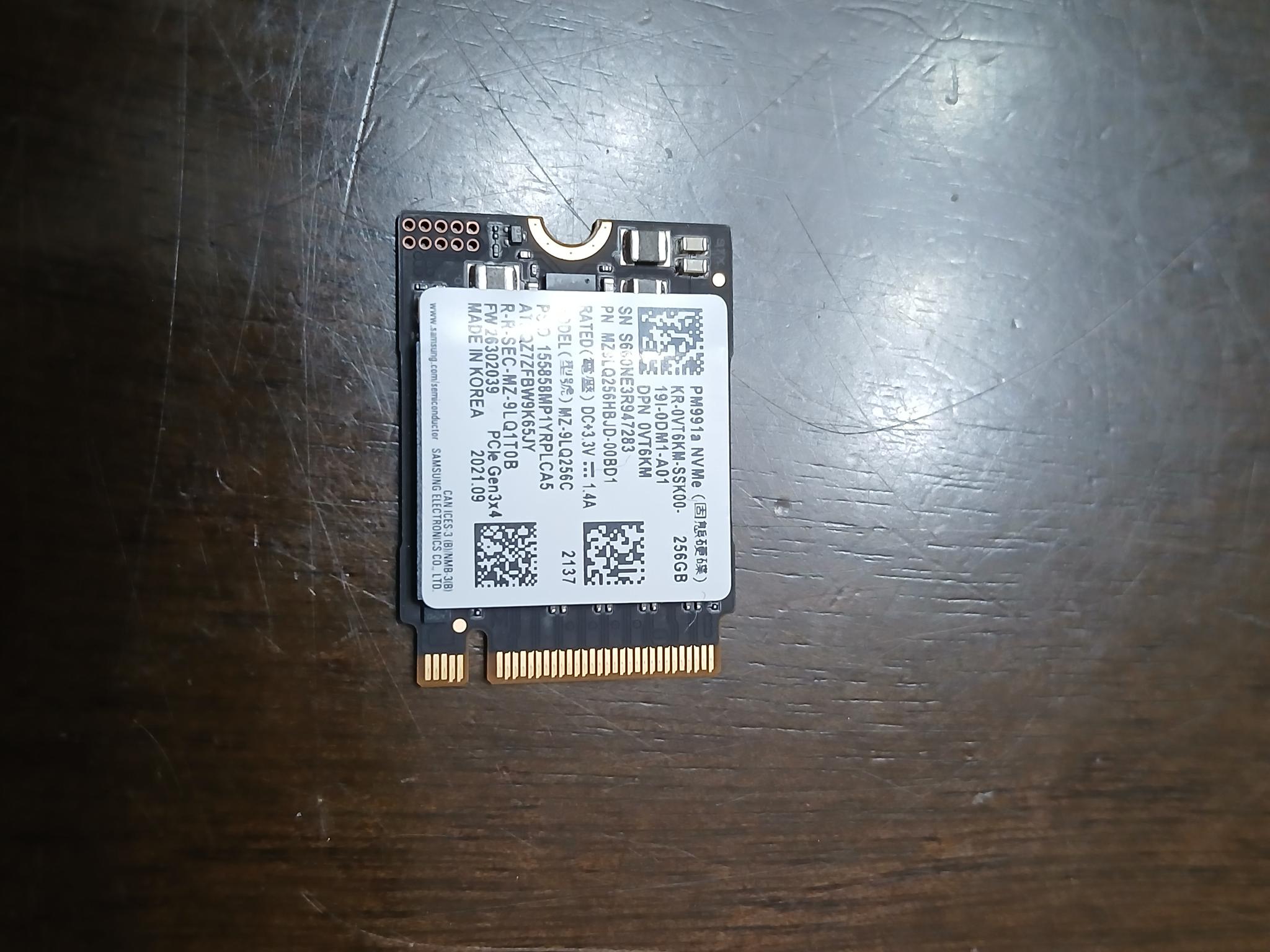 256Gb m.2 nvme ssd- You can request Win11 Pro activated or blank