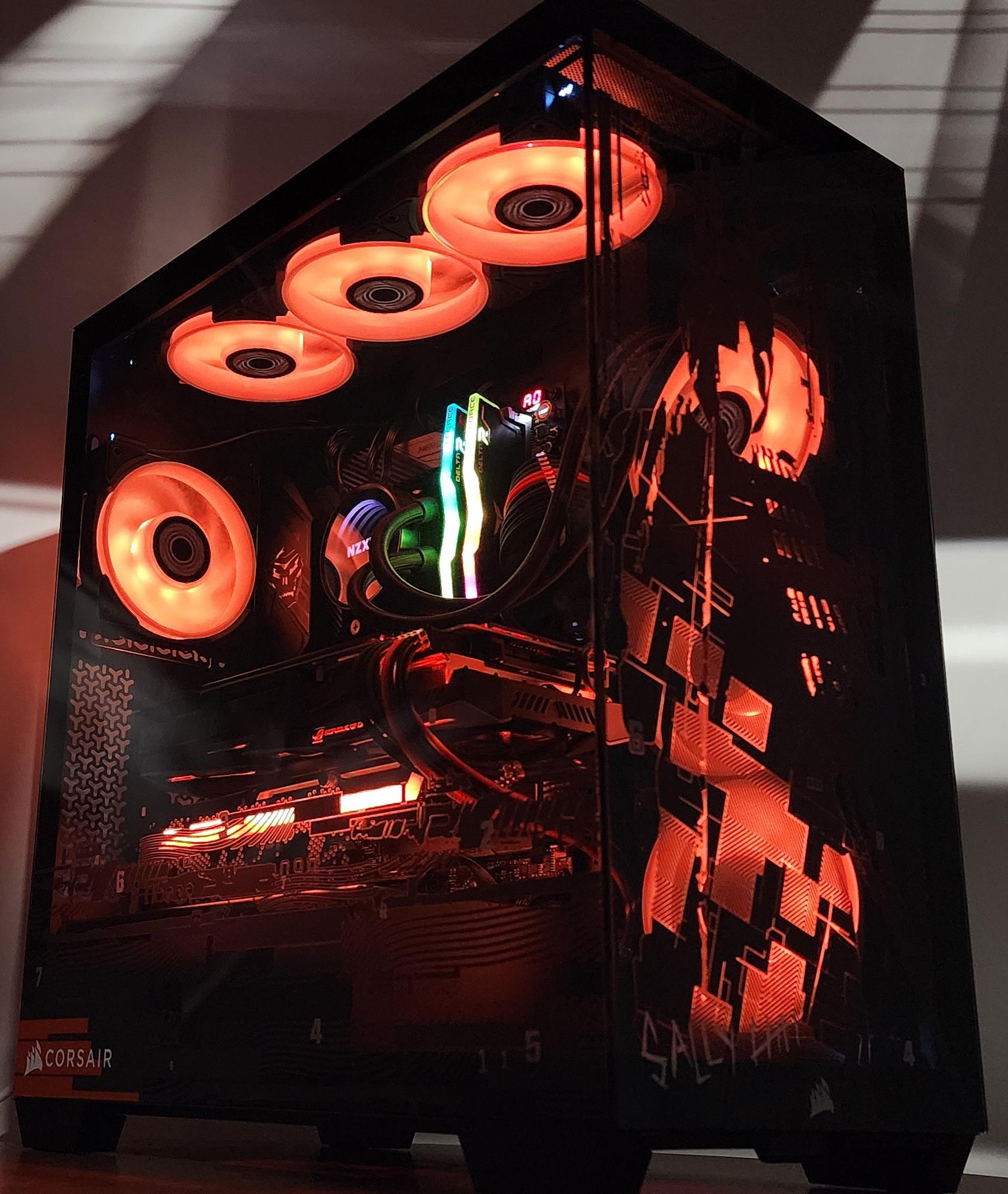 Gaming PC i7-8086K 16GB RAM 1TB SSD RTX 2080 Ti 11GB Windows 11 Computer