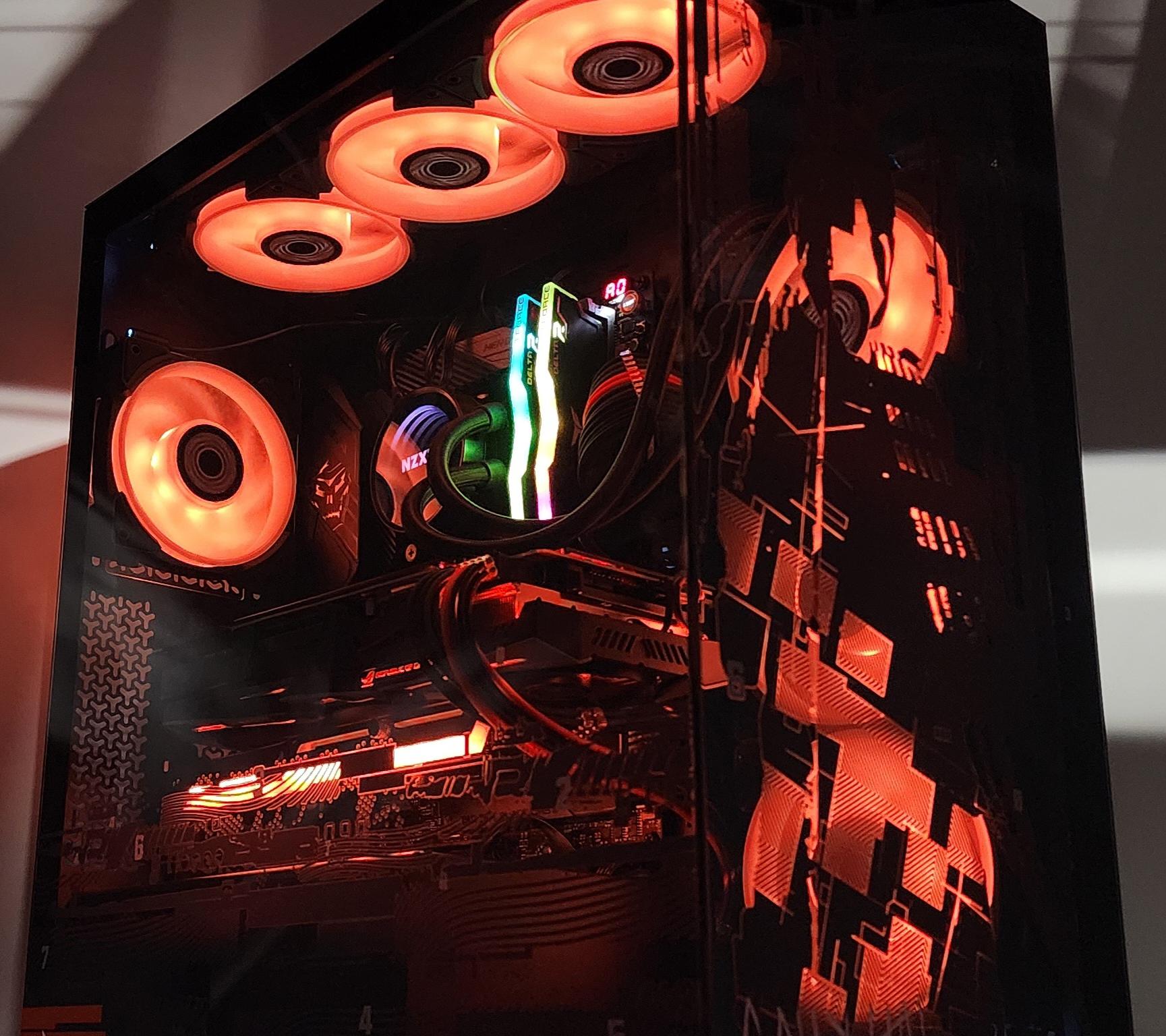 Gaming PC i7-8086K 16GB RAM 1TB SSD RTX 2080 Ti 11GB Windows 11 Computer