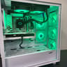High end White gaming pc with CUSTOM RTX WHITE GPU!