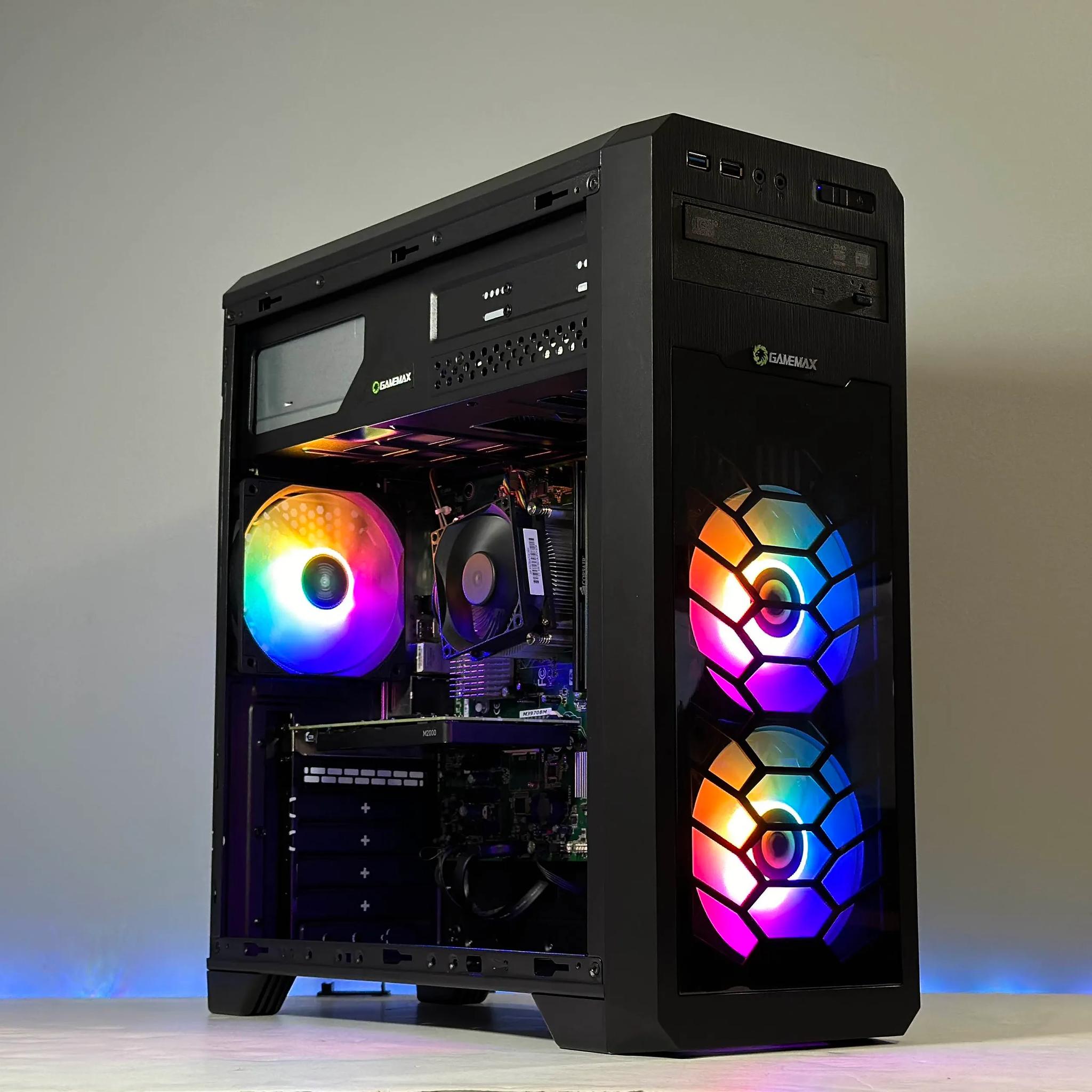 Budget Gaming PC |AMD 6 Core CPU| Nvidia M2000 4GB | 12GB RAM | 1.2TB STORAGE | WIFI |