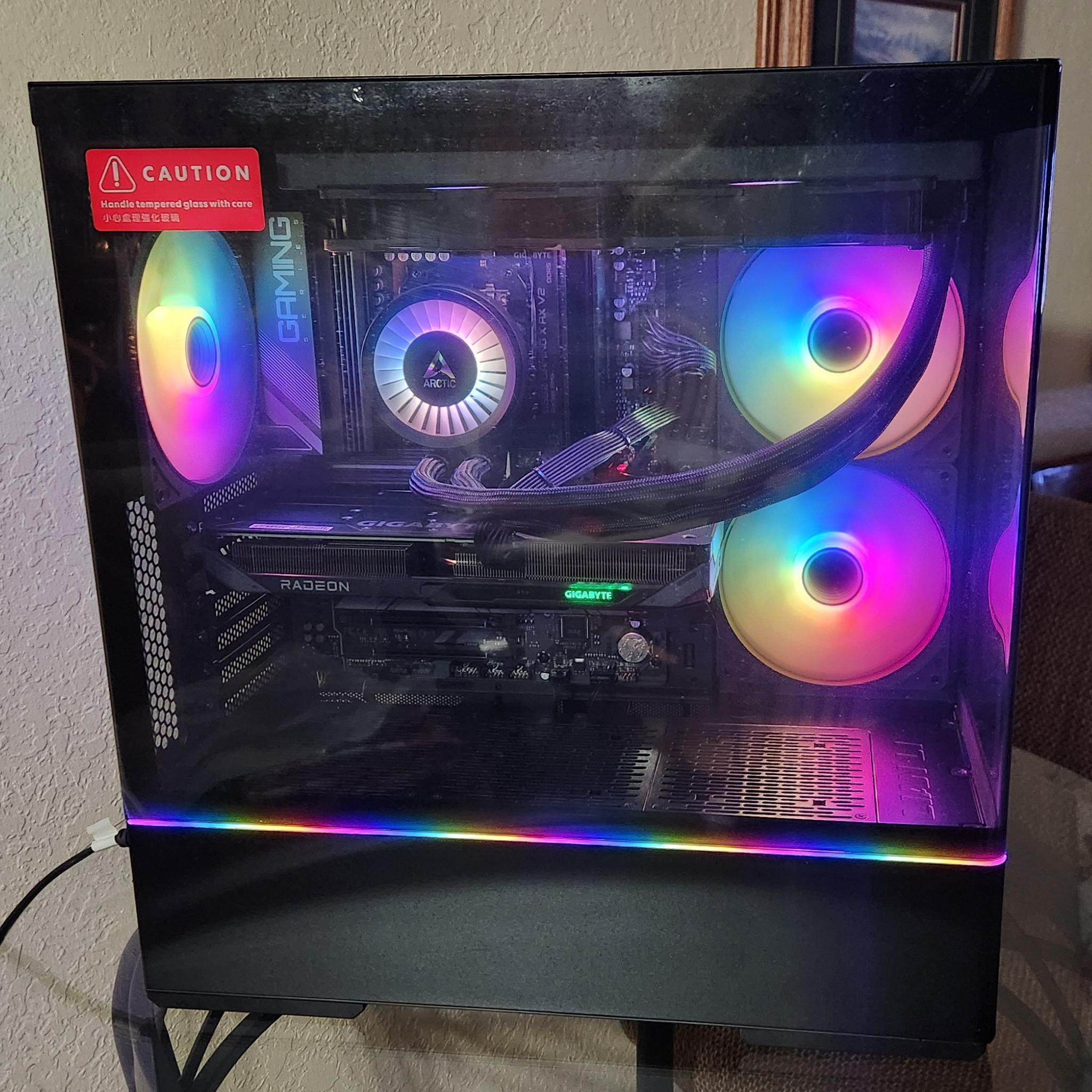 Ryzen 7700x | RX 9060XT | 32GB DDR5 6000 CL36 | 8TB Storage | All New High Quality Parts