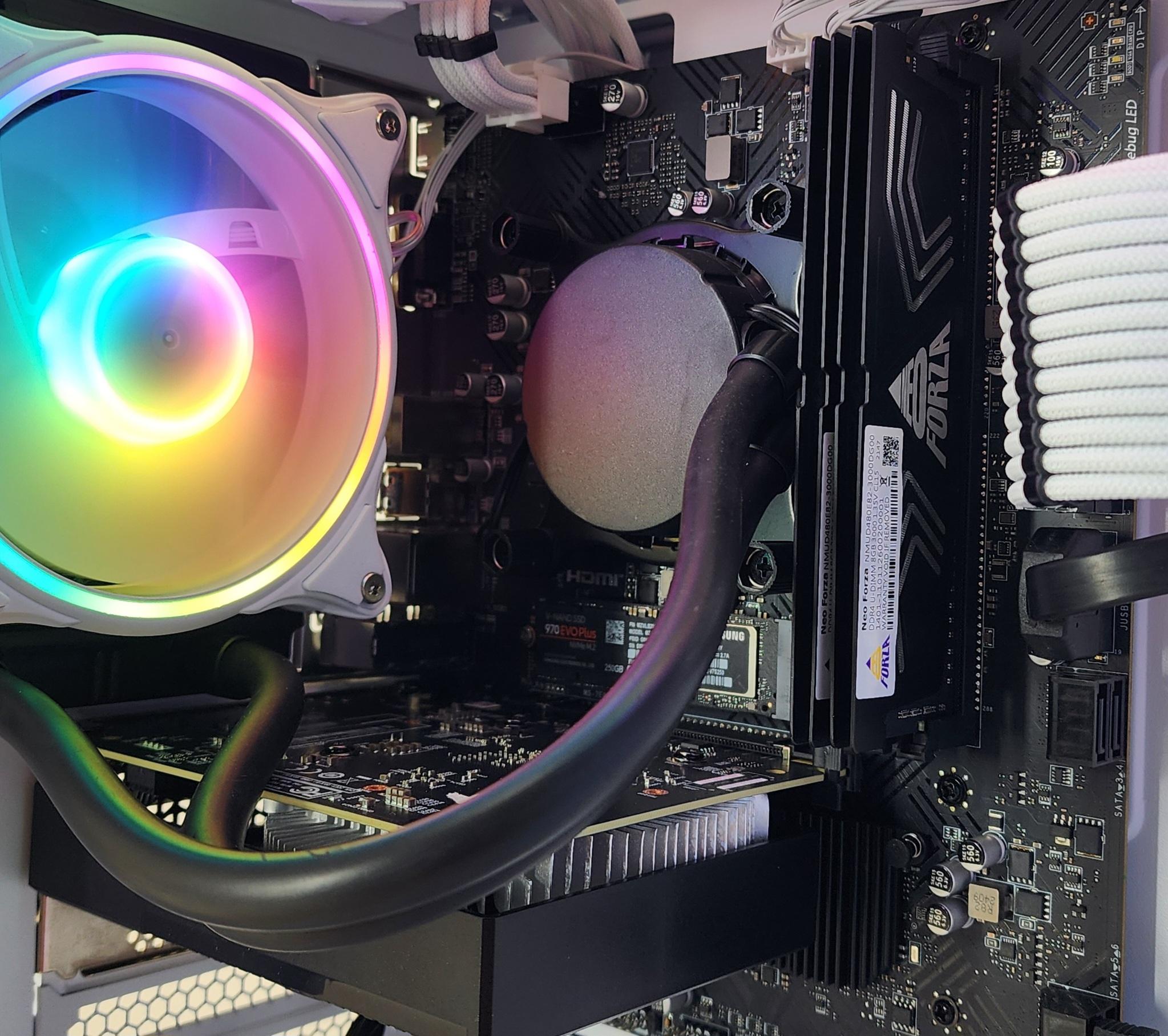 Gaming PC i3-10105F 16GB RAM 256GB SSD + 1TB HDD A380 6GB Windows 11 Computer