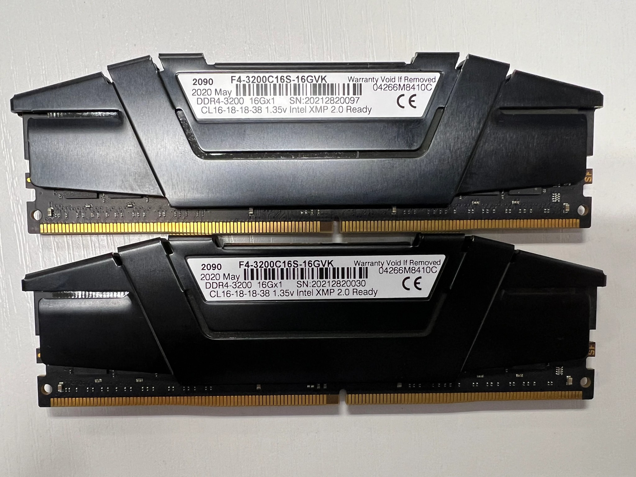 G.skill Ripjaws 32GB (2x16) 3200MHz CL16