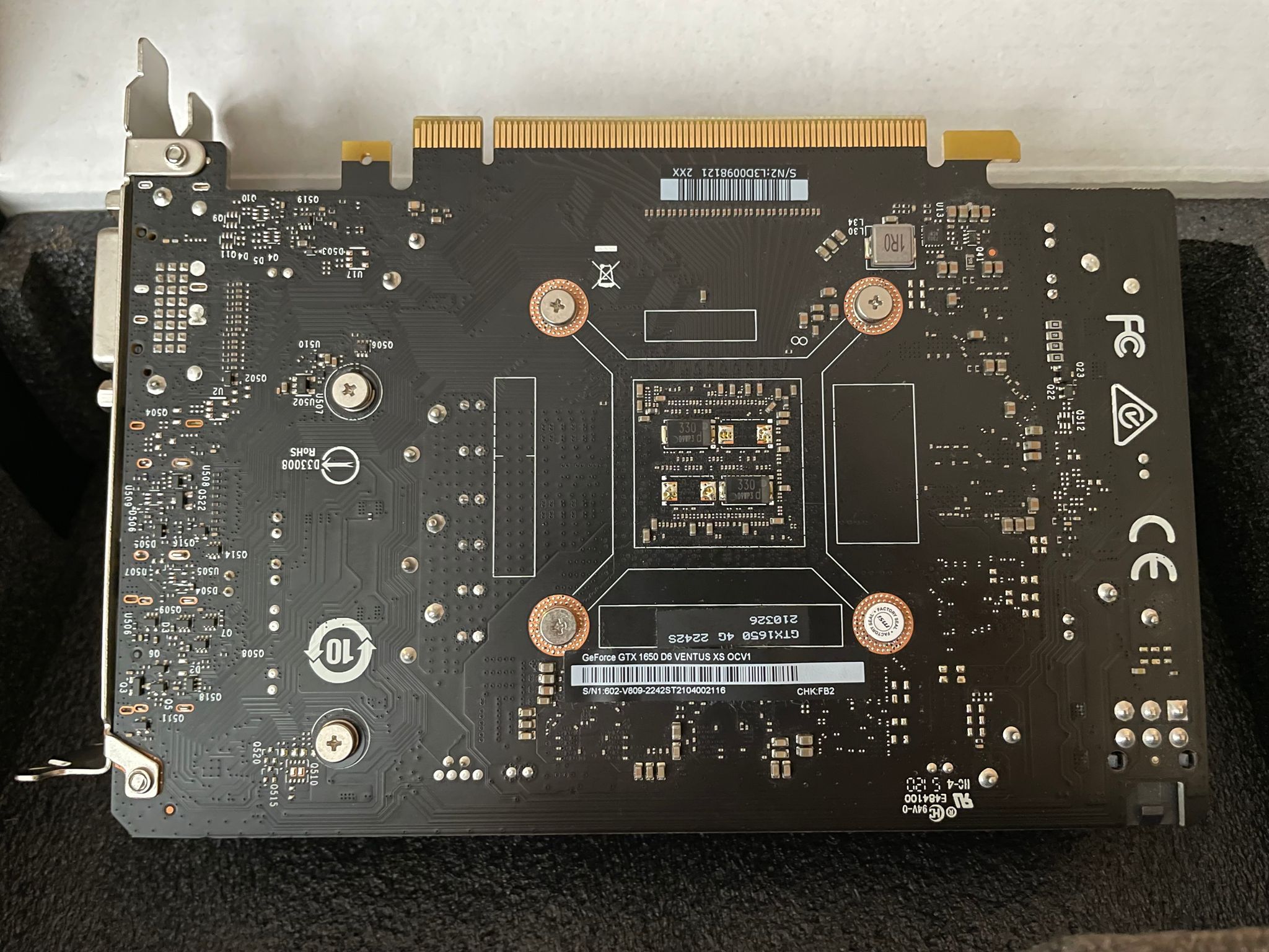 MSI GTX 1650 Ventus XS OC