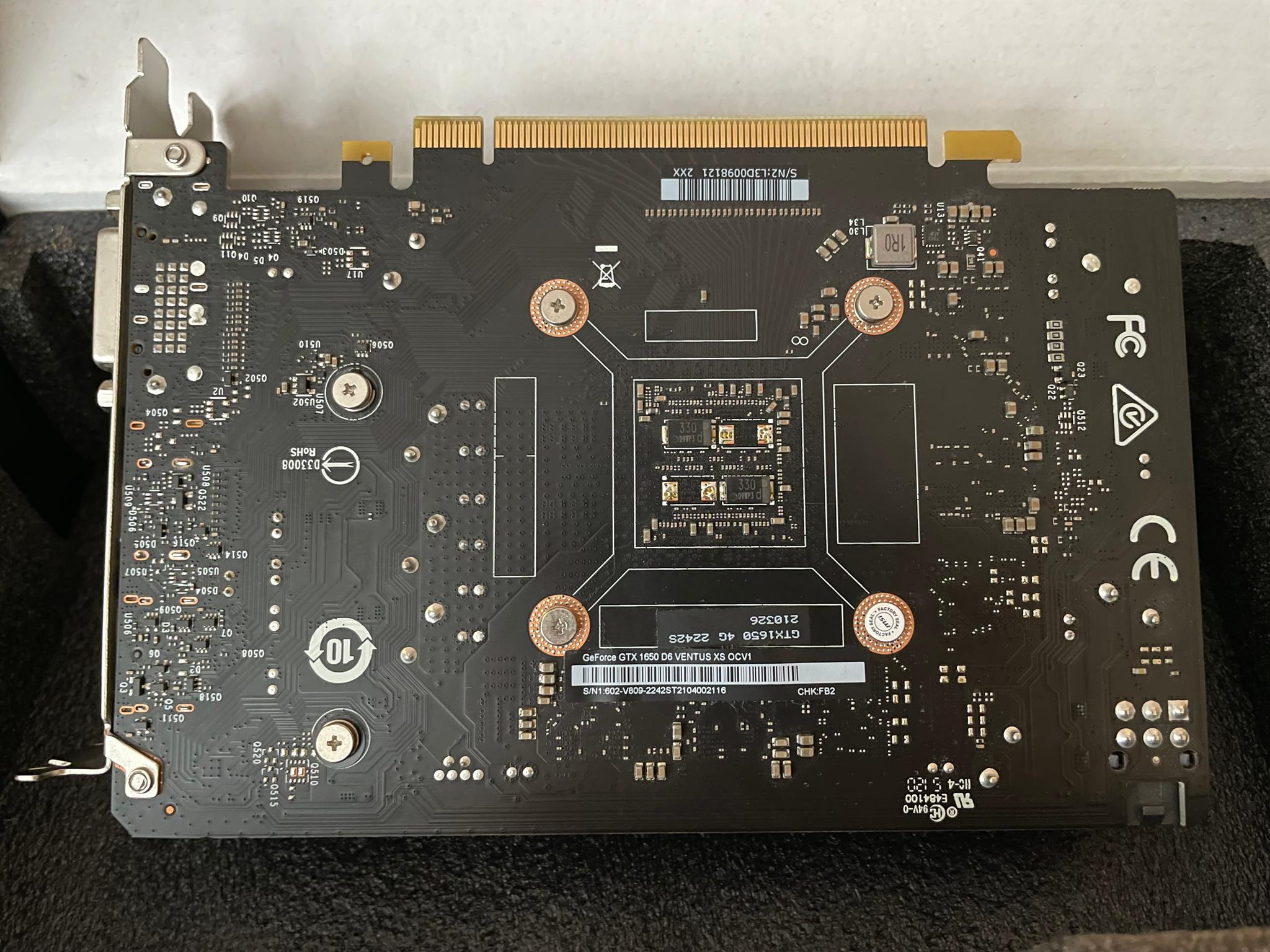 MSI GTX 1650 Ventus XS OC