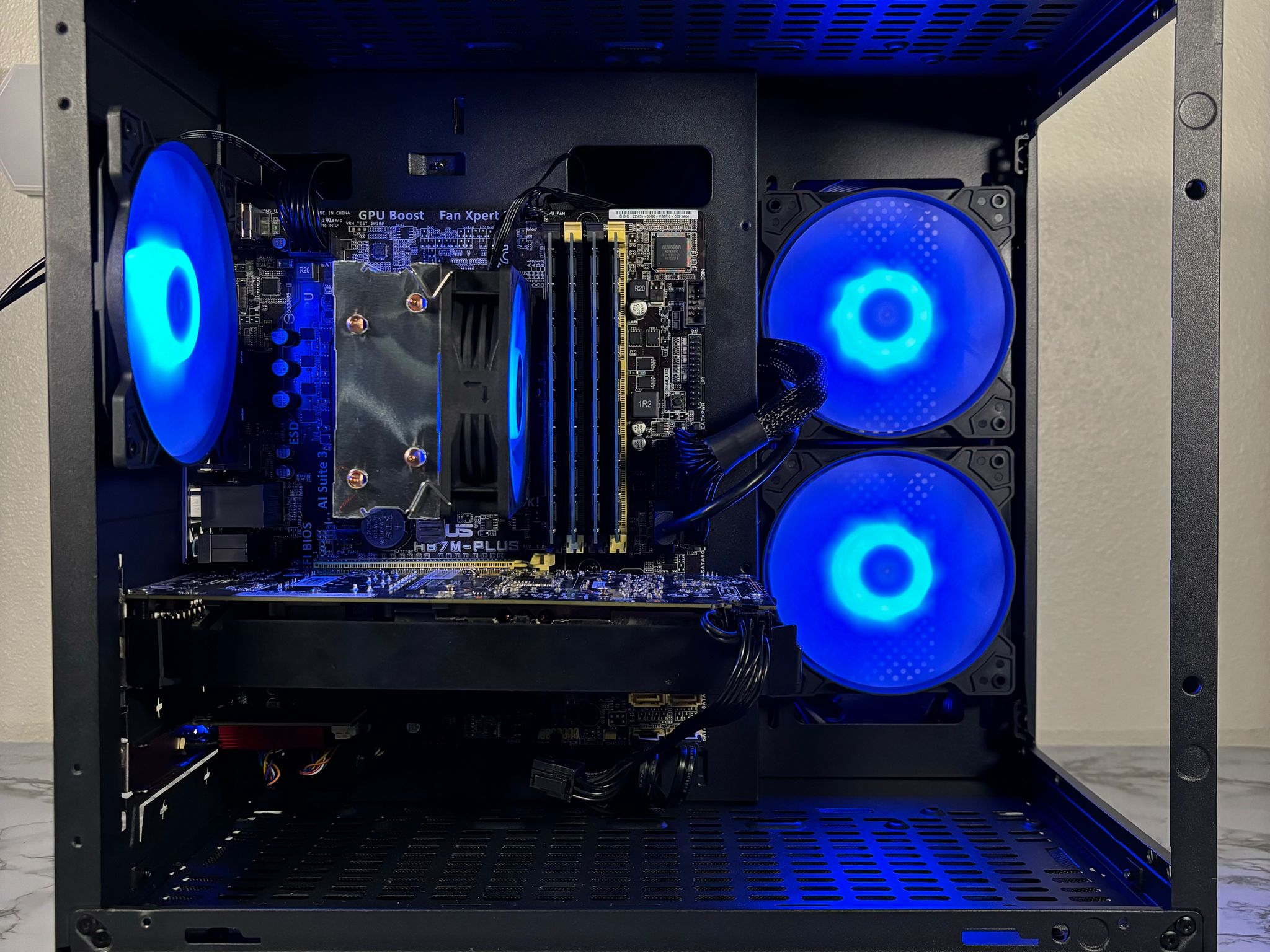 🔵⚫️ | Budget RGB Gaming PC | i7-4770* + GTX 1060 6GB | 16GB | WiFi INCLUDED | #0004