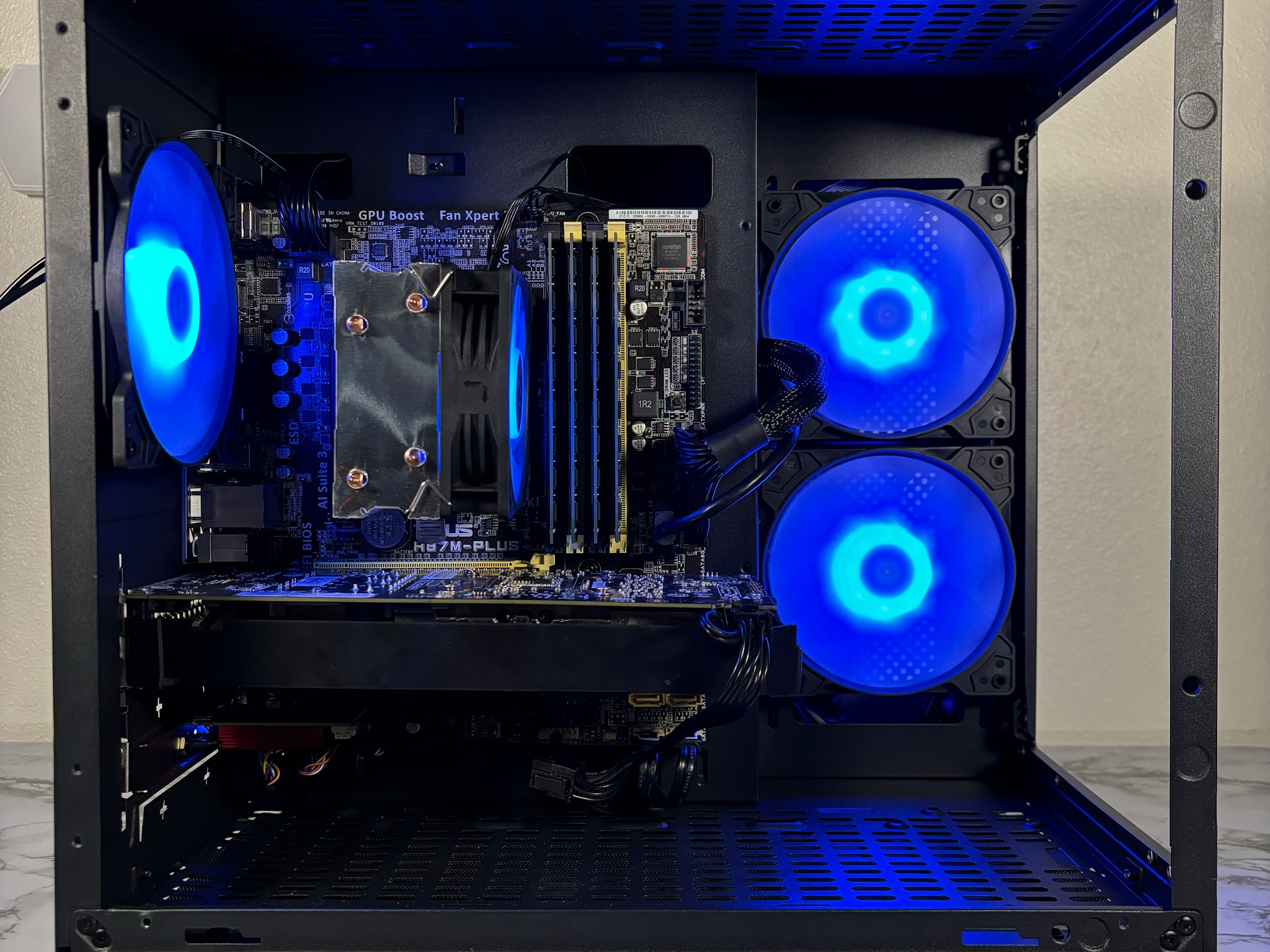 🔵⚫️ | Budget RGB Gaming PC | i7-4770* + GTX 1060 6GB | 16GB | WiFi INCLUDED | #0004