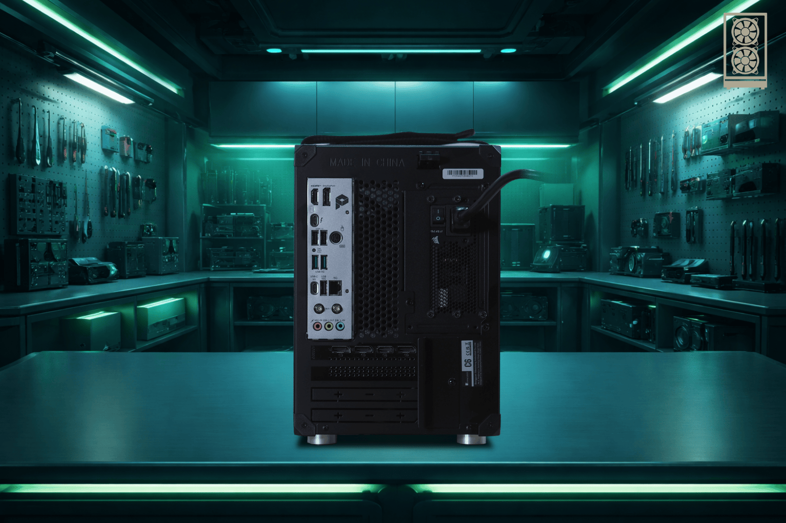 The CUBE: Mini PC - 4060 | Ultra 5 | 32gb DDR5 | 1Tb NVME | 750W Plat | W11 Pro