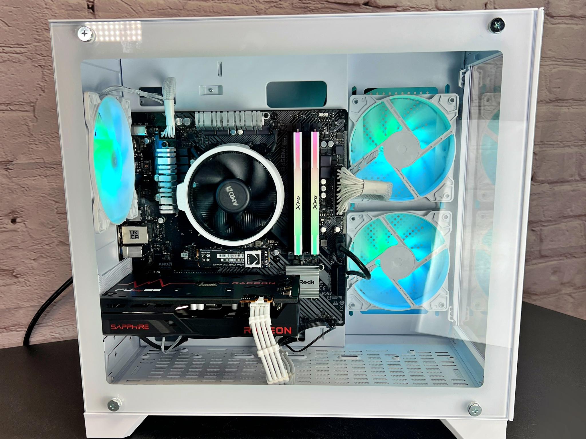 Ryzen 5 3600 RX 6600 16GB RAM 1TB M.2 Wifi 5 Bluetooth Window 10 Gaming PC