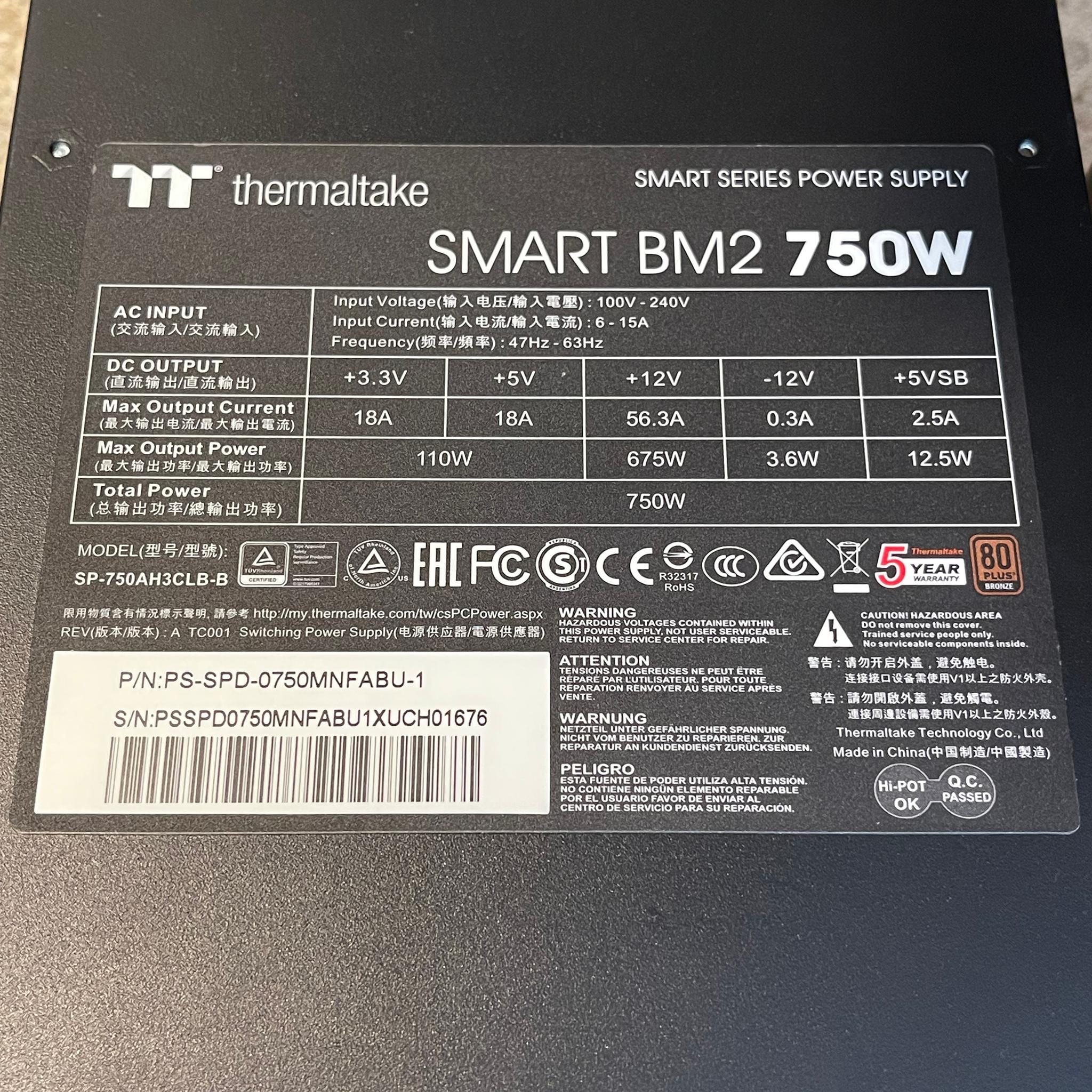 Thermaltake 750W & 450W Bronze PSU