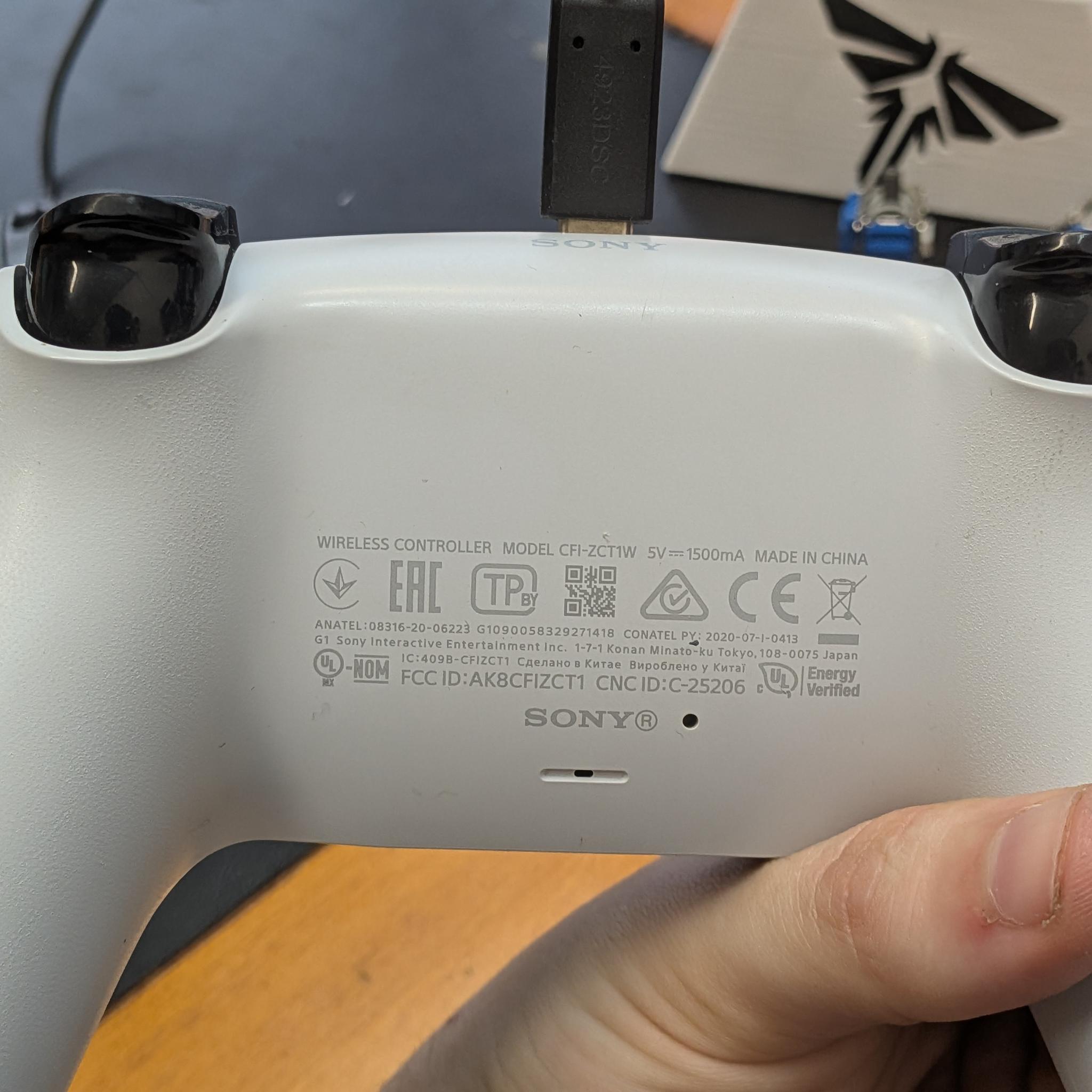 Ksilver J13+ TMR Upgraded White PS5 Dualsense Cosmetic Grade B