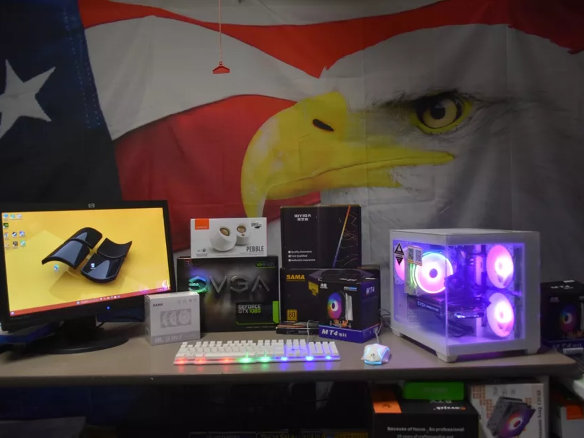 Gaming PC Intel Xeon 2680V4 32GB of Ram GPU GTX1080 Samsung 500GB M .2 500 GBHHD