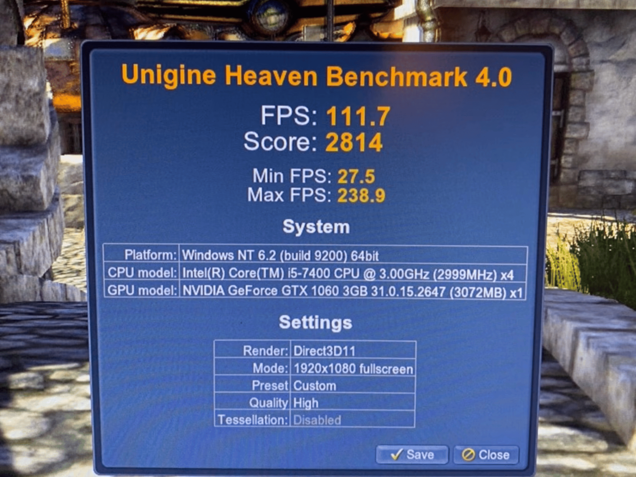 Mid Range Gaming PC with I5-7400 and GTX1060