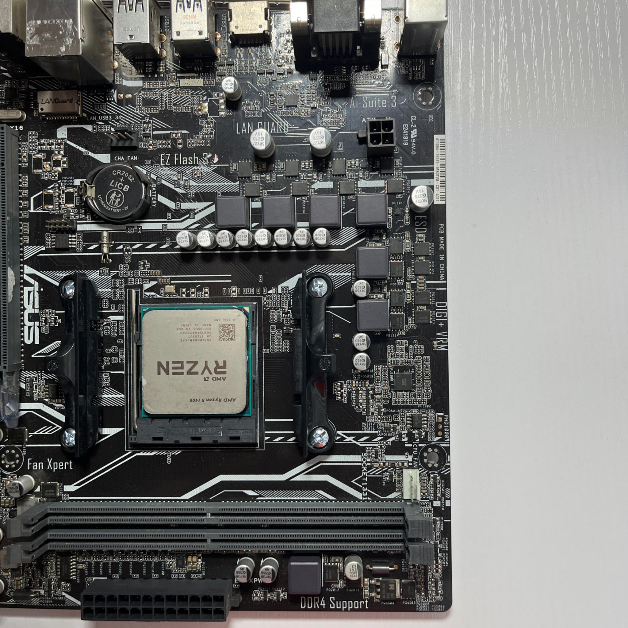 Combo! CPU & Motherboard, Ryzen 5 1400