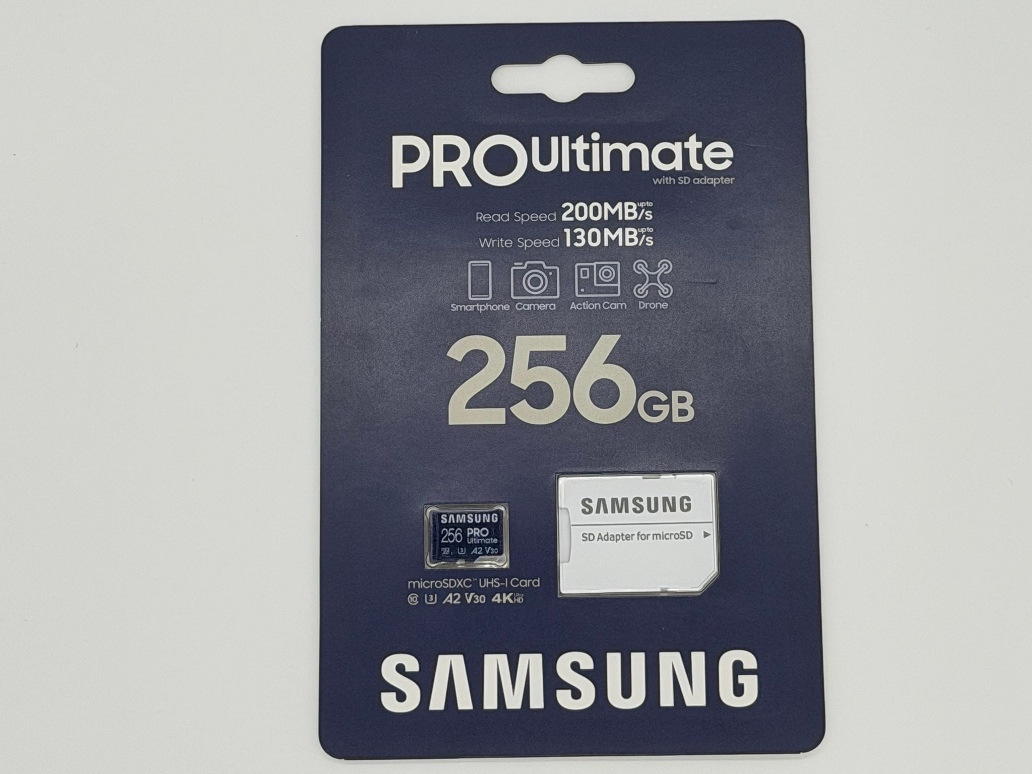 Samsung PRO Ultimate 256GB UHS I micro SDXC Card SD Adapter MB MY256SA WW