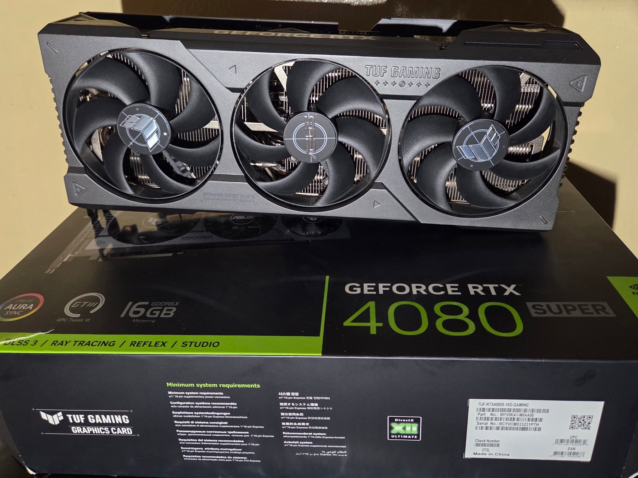 ASUS TUF Gaming GeForce RTX 4080 SUPER