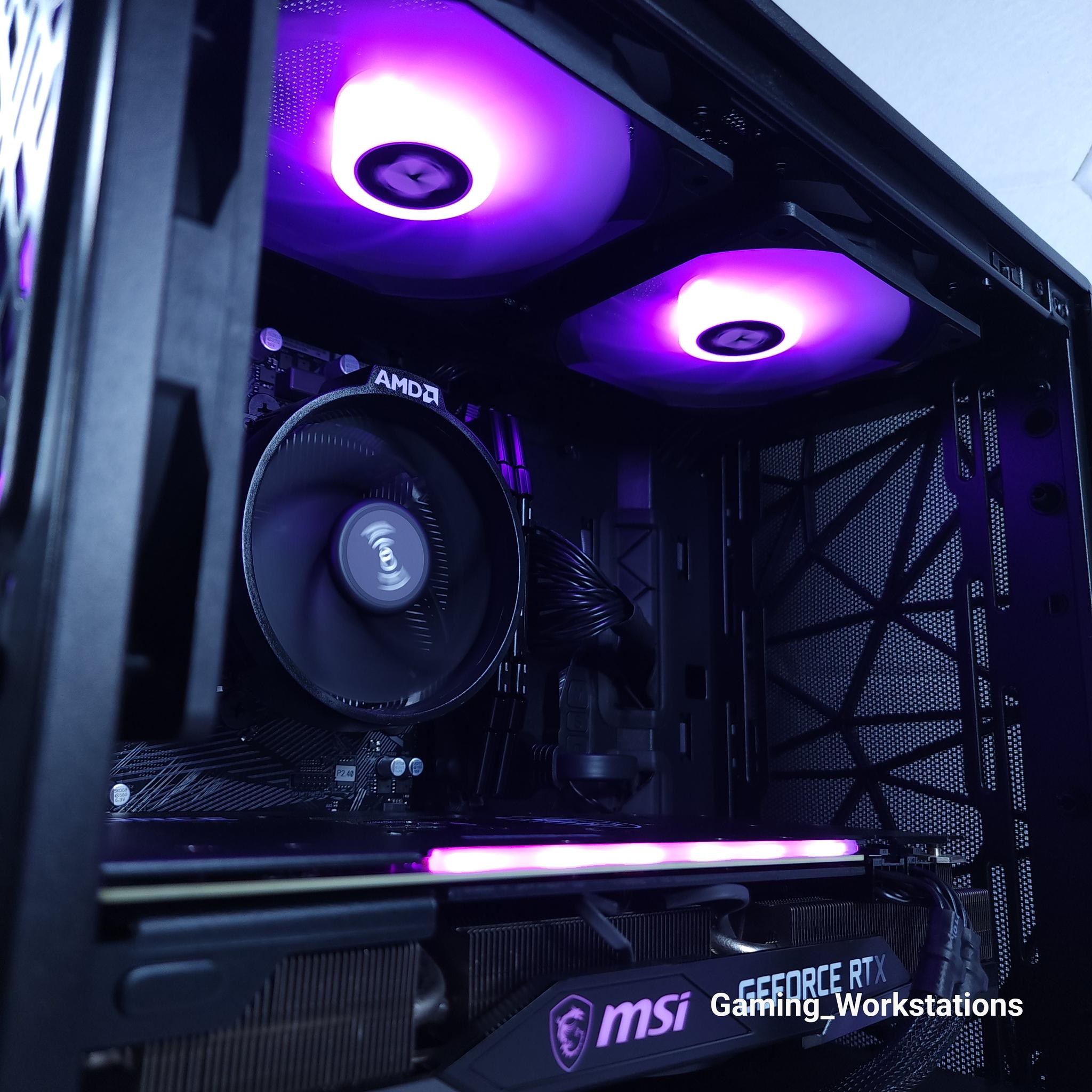 💜🖤RTX 3070 || Ryzen 5 5600GT || 1.5TB SSD* || 16GB 3200MHz DDR4 || 1080p/1440p Gaming Computer
