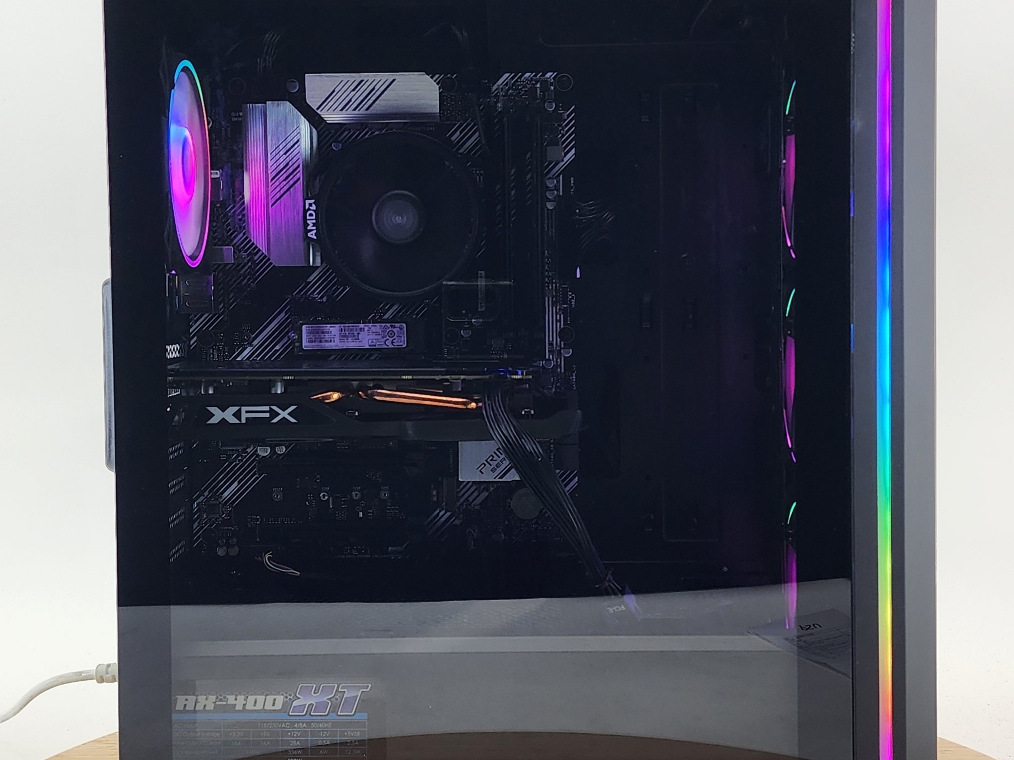 Gaming PC Ryzen 5 5600X 16GB RAM 256GB SSD RX 580 8GB Windows 11 Computer